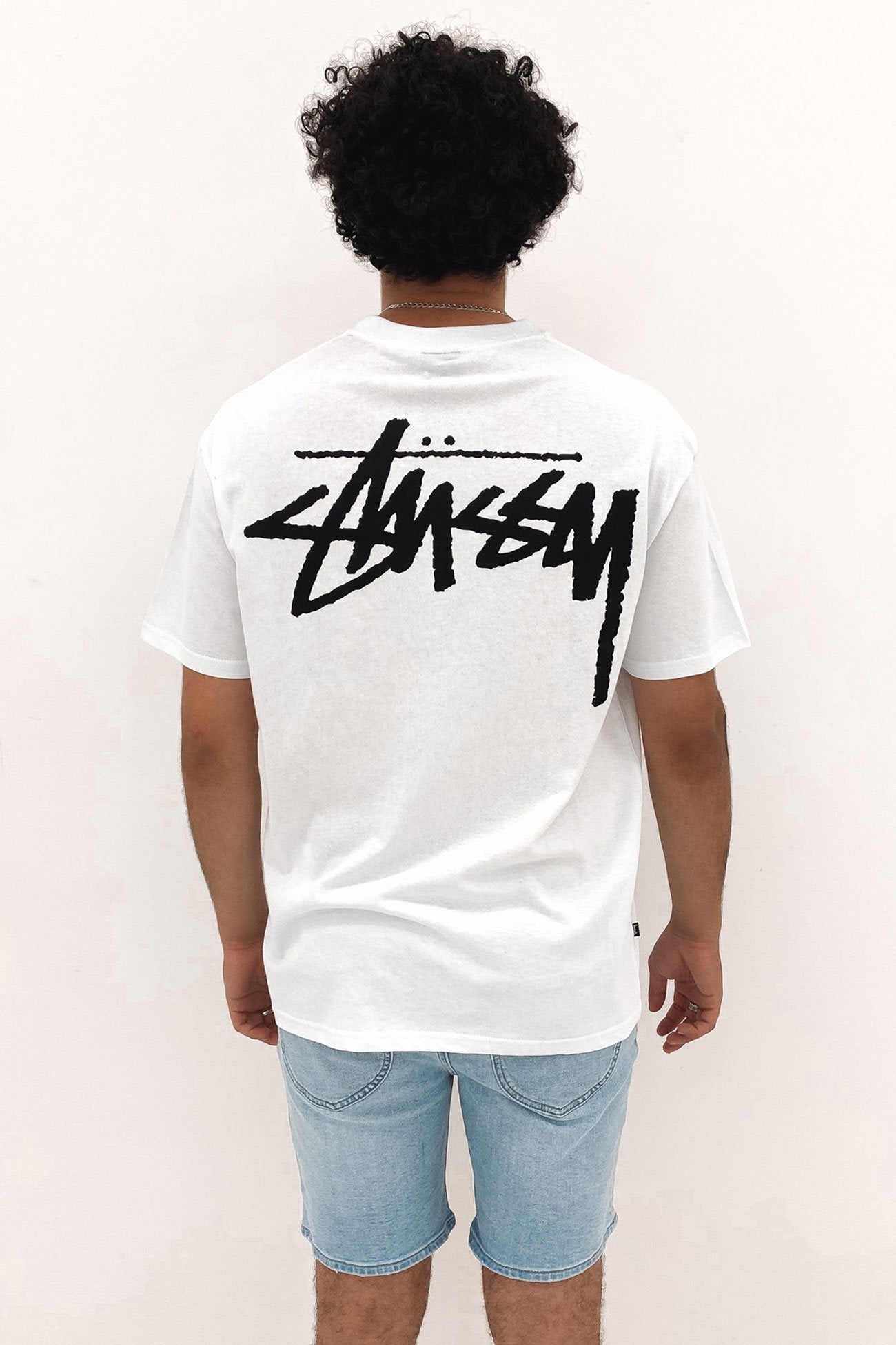 Big Stock Short Sleeve Tee White