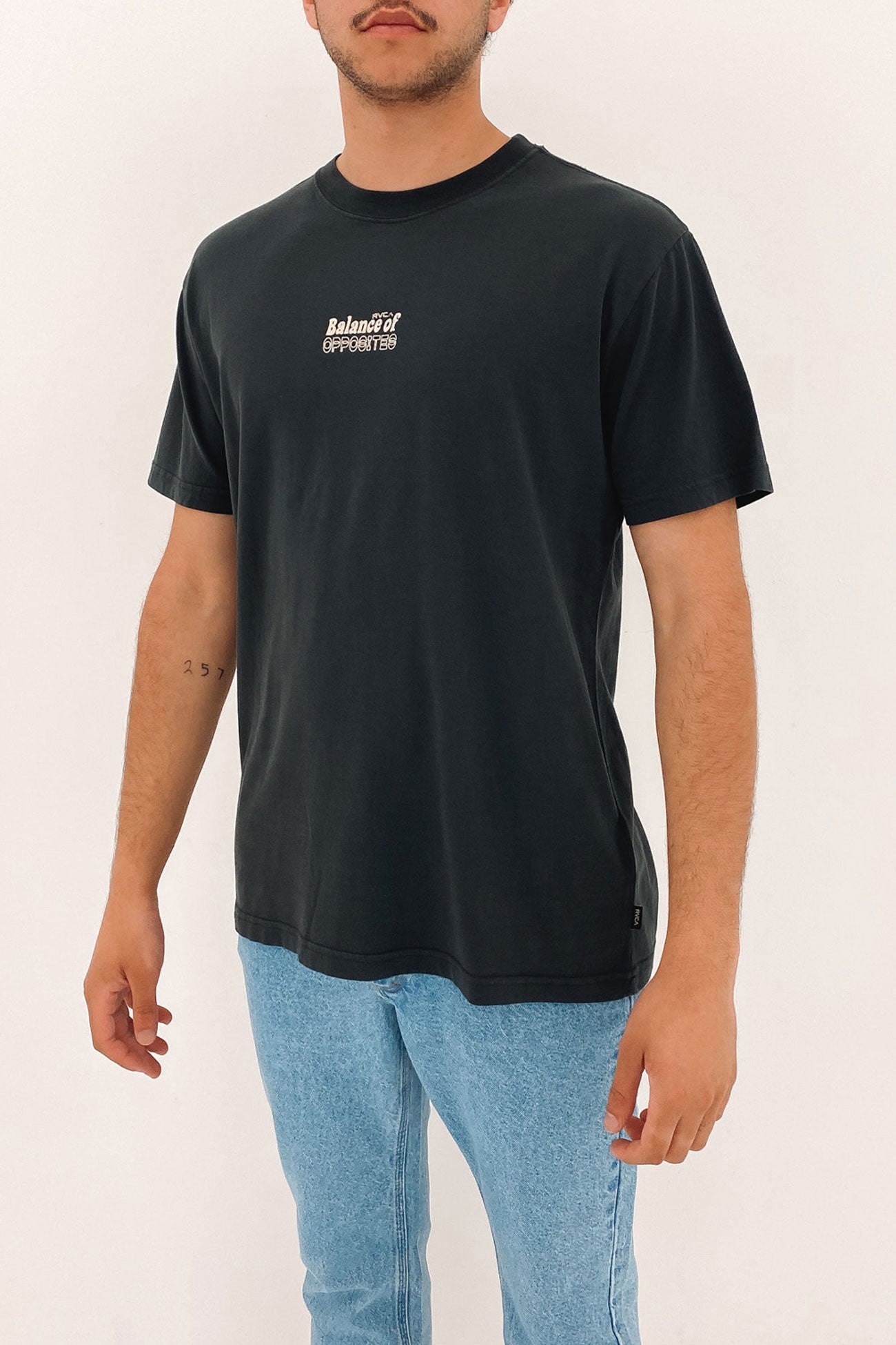 Billboard Short Sleeve Tee RVCA Black