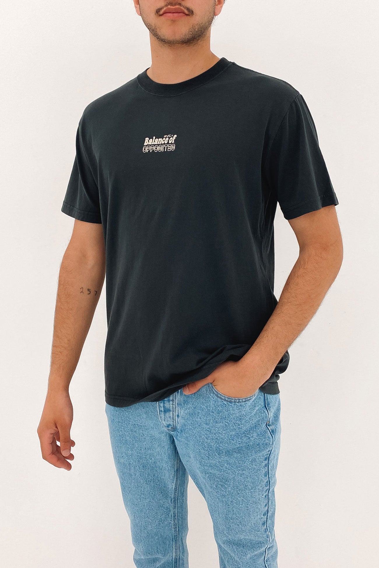 Billboard Short Sleeve Tee RVCA Black