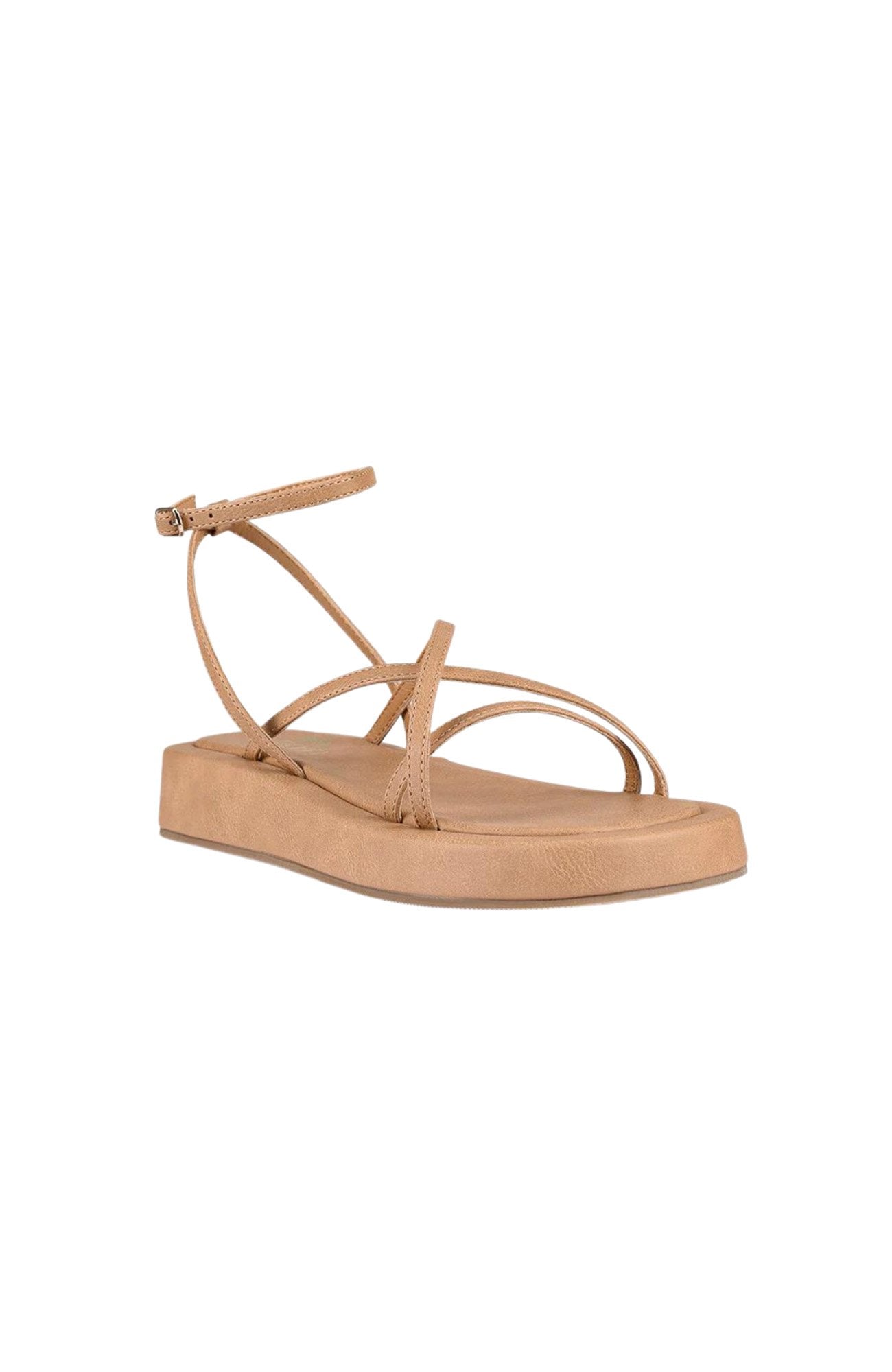 Bondi Flatform Sandals Caramel Softee