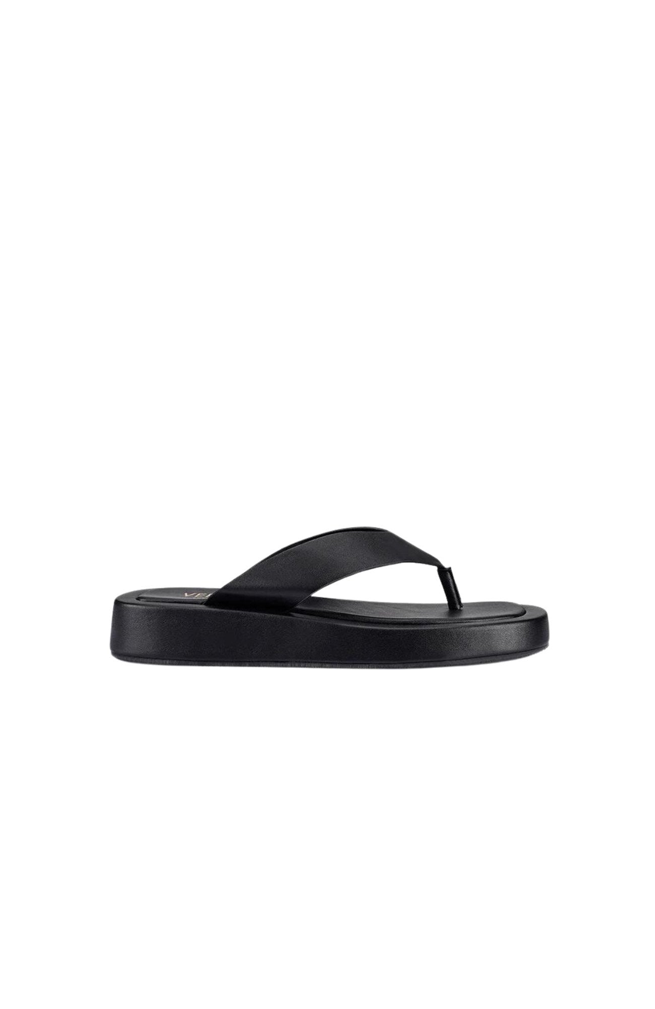 Bouncer II Flatform Thongs Black Smooth