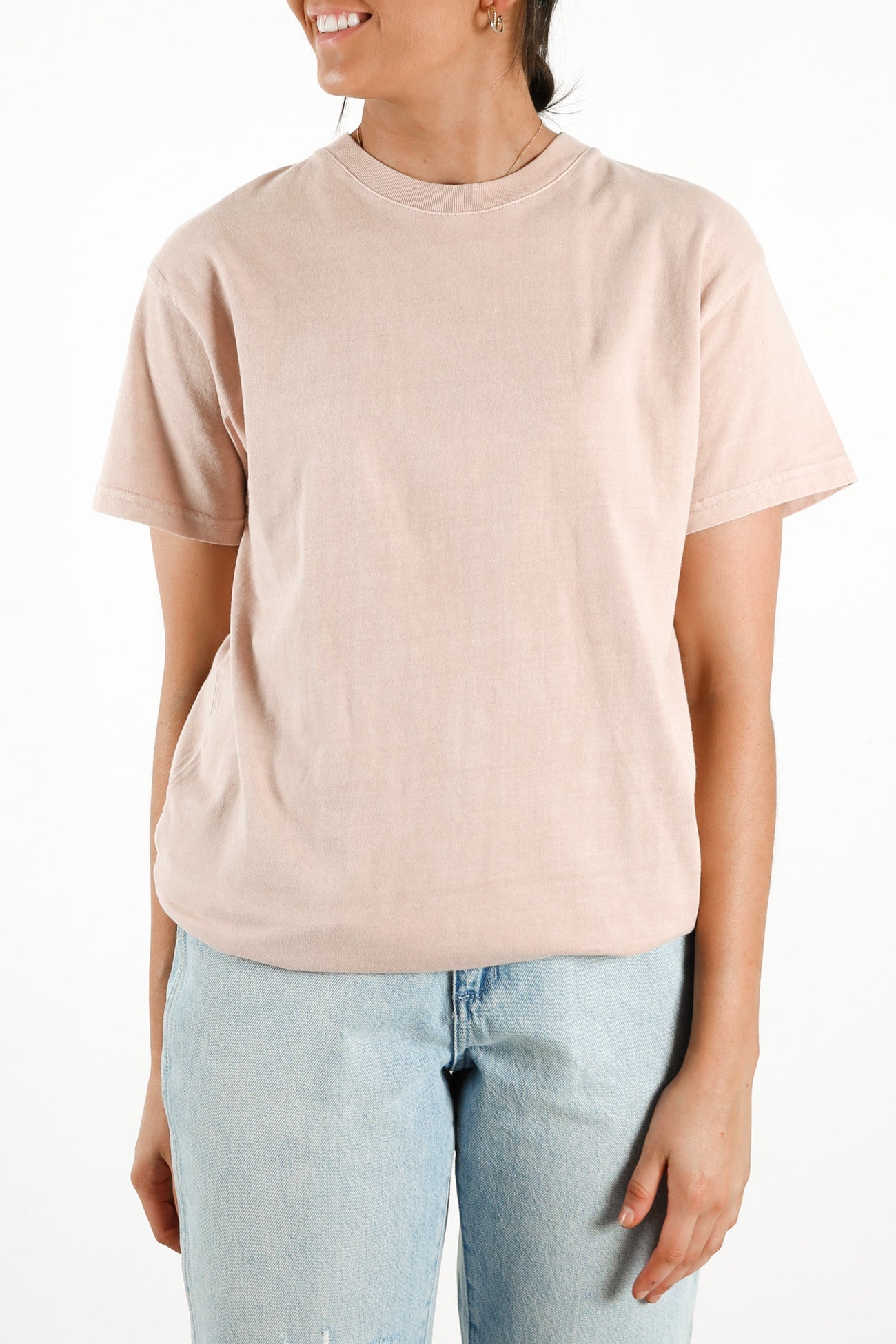 Boyfriend Tee Dusty Pink