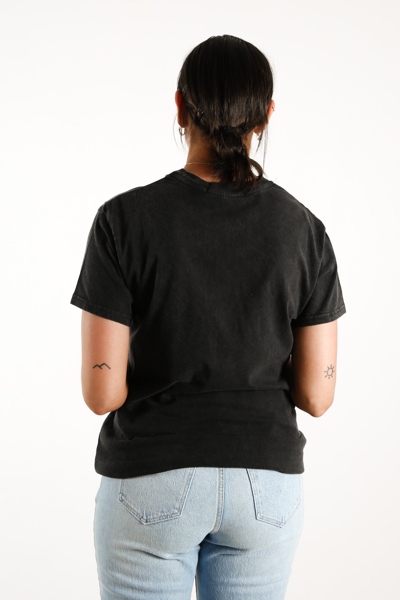 Boyfriend Tee Washed Black