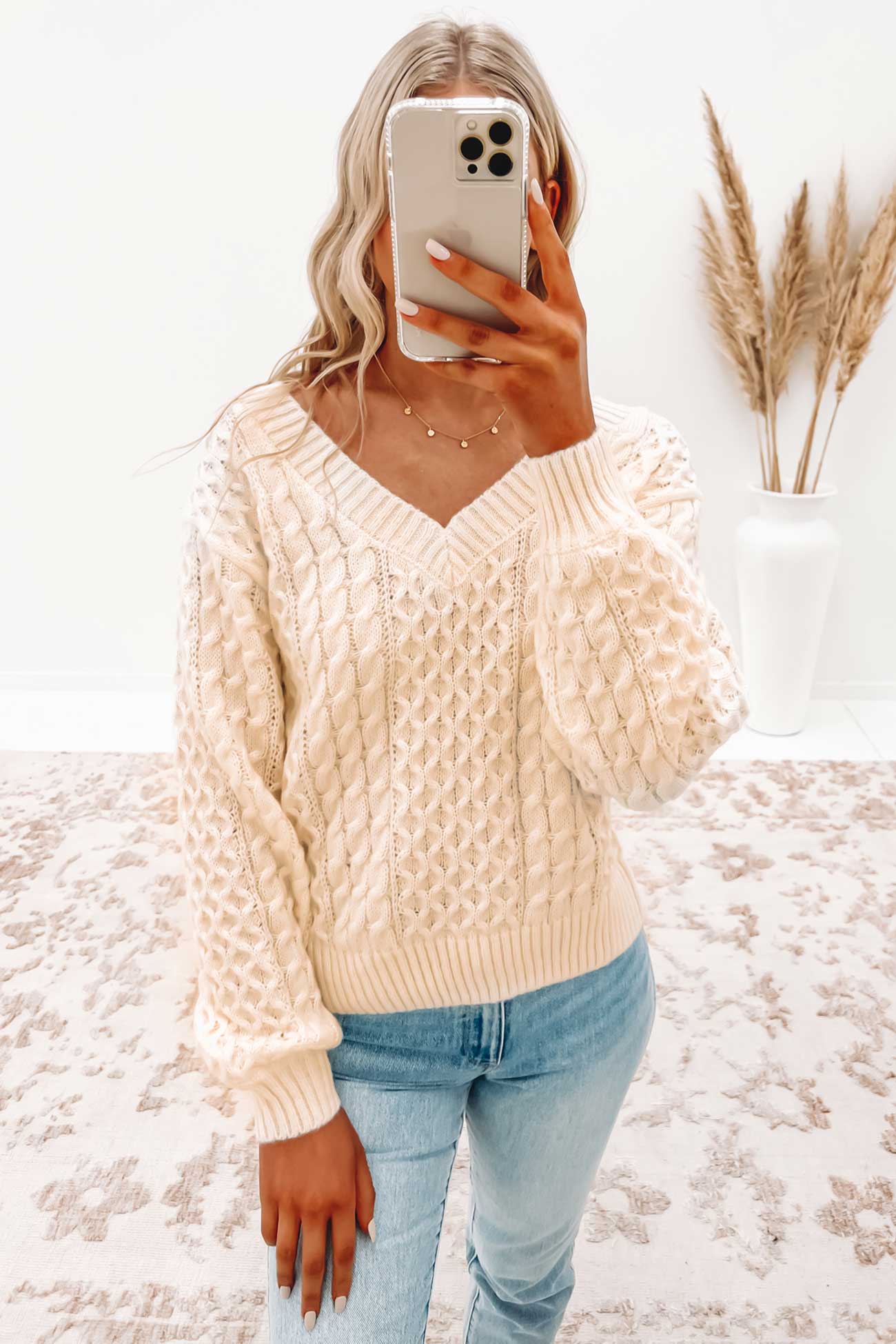 Bryony Knit Cream