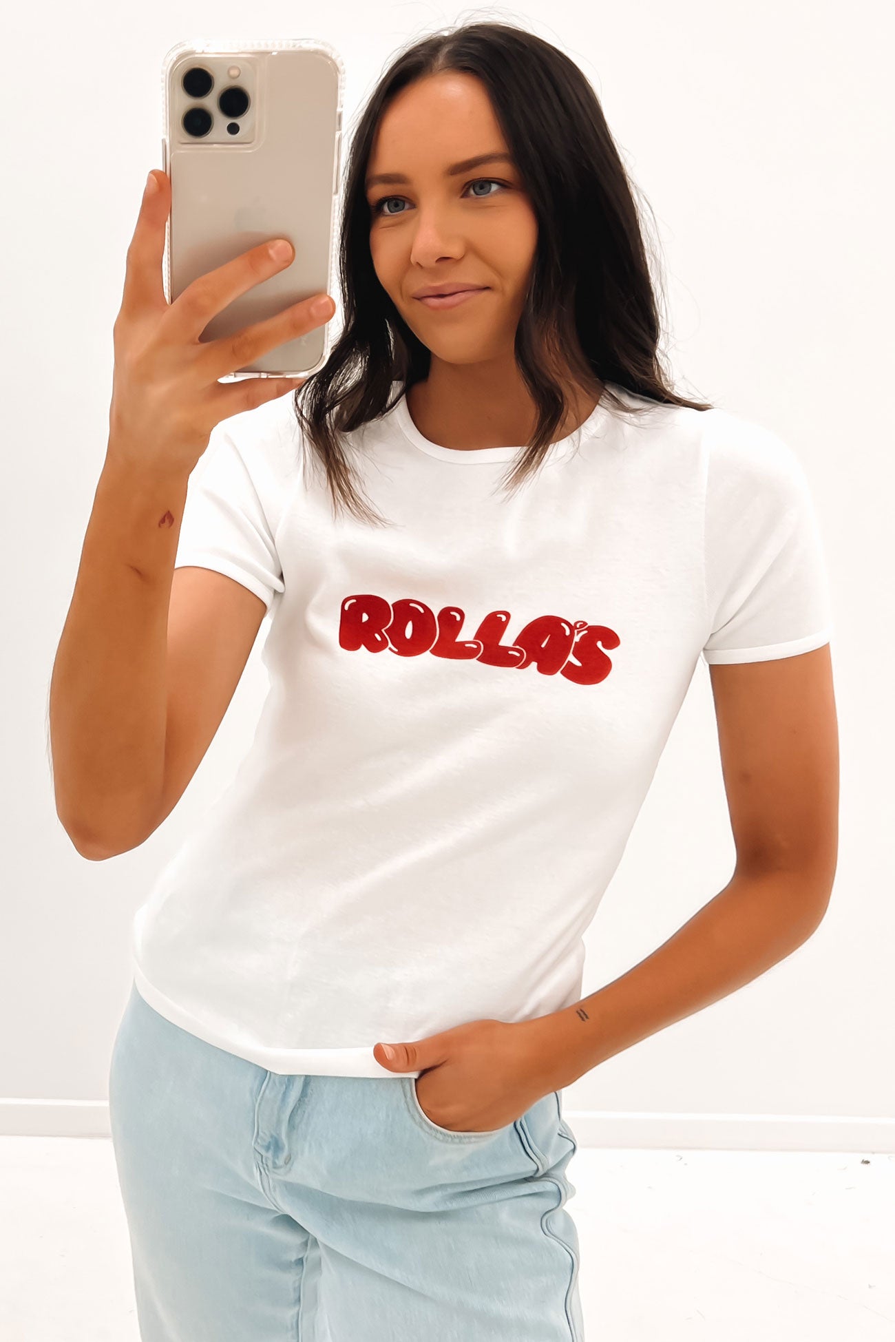 Bubble Baby Rib Tee White