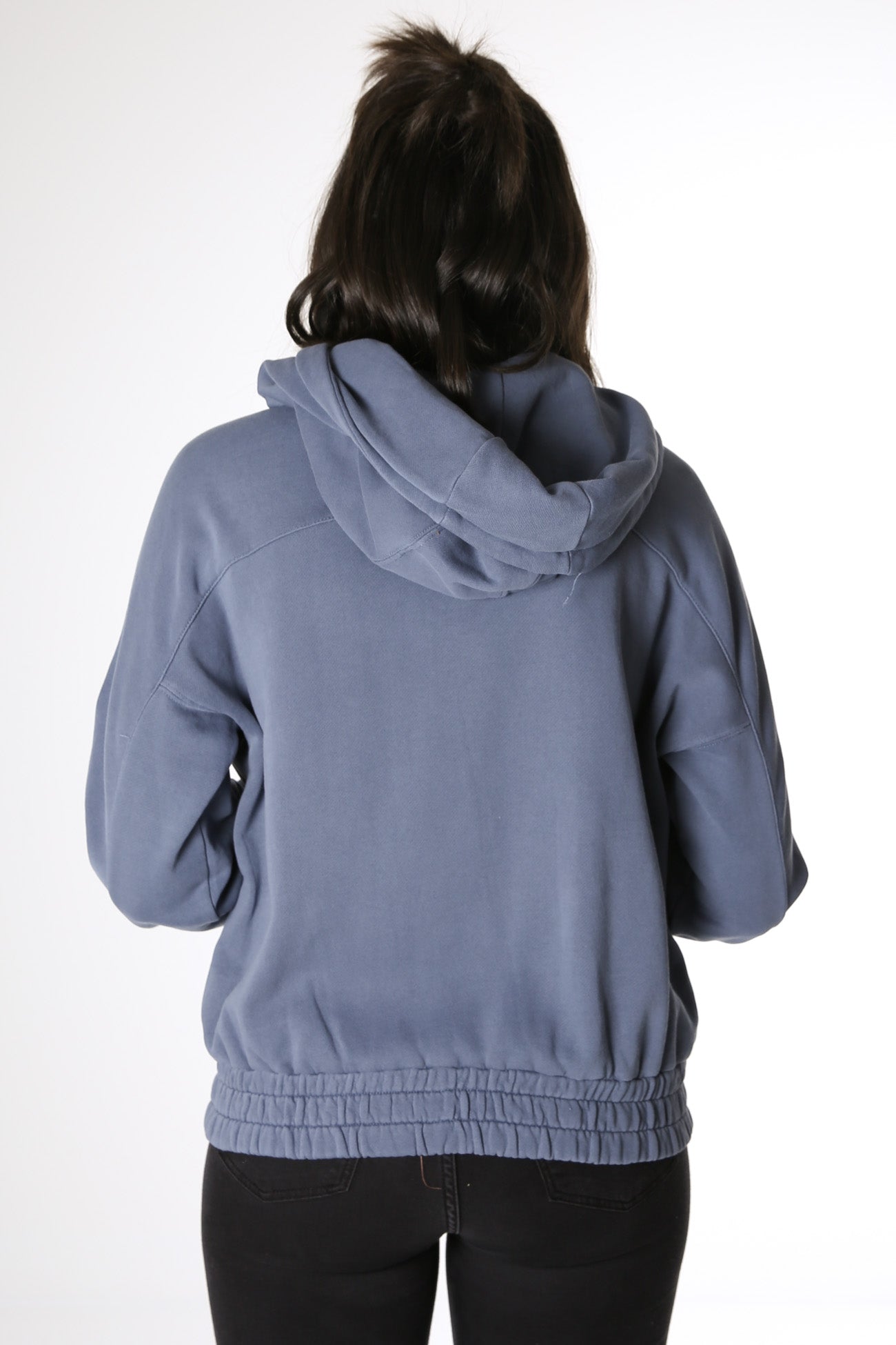 Classic Half Zip Hoody Blue