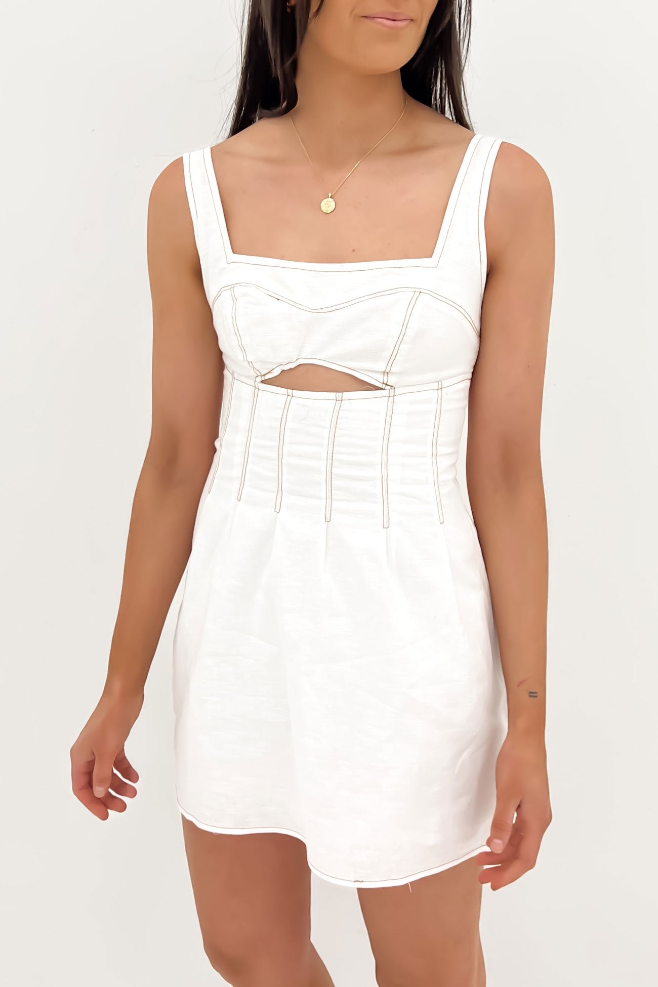 Caelius Mini Dress White