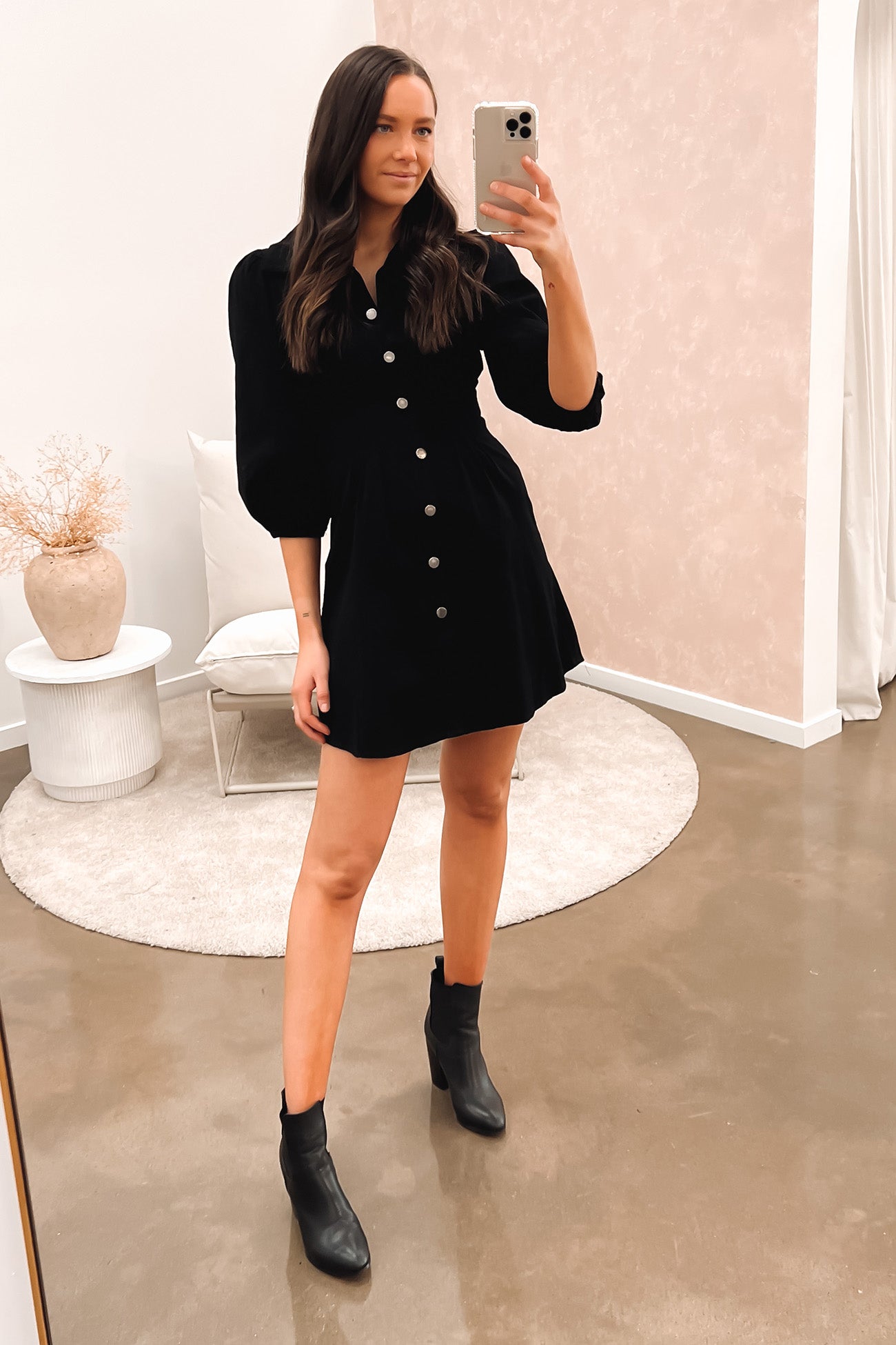 Callan Mini Dress Black