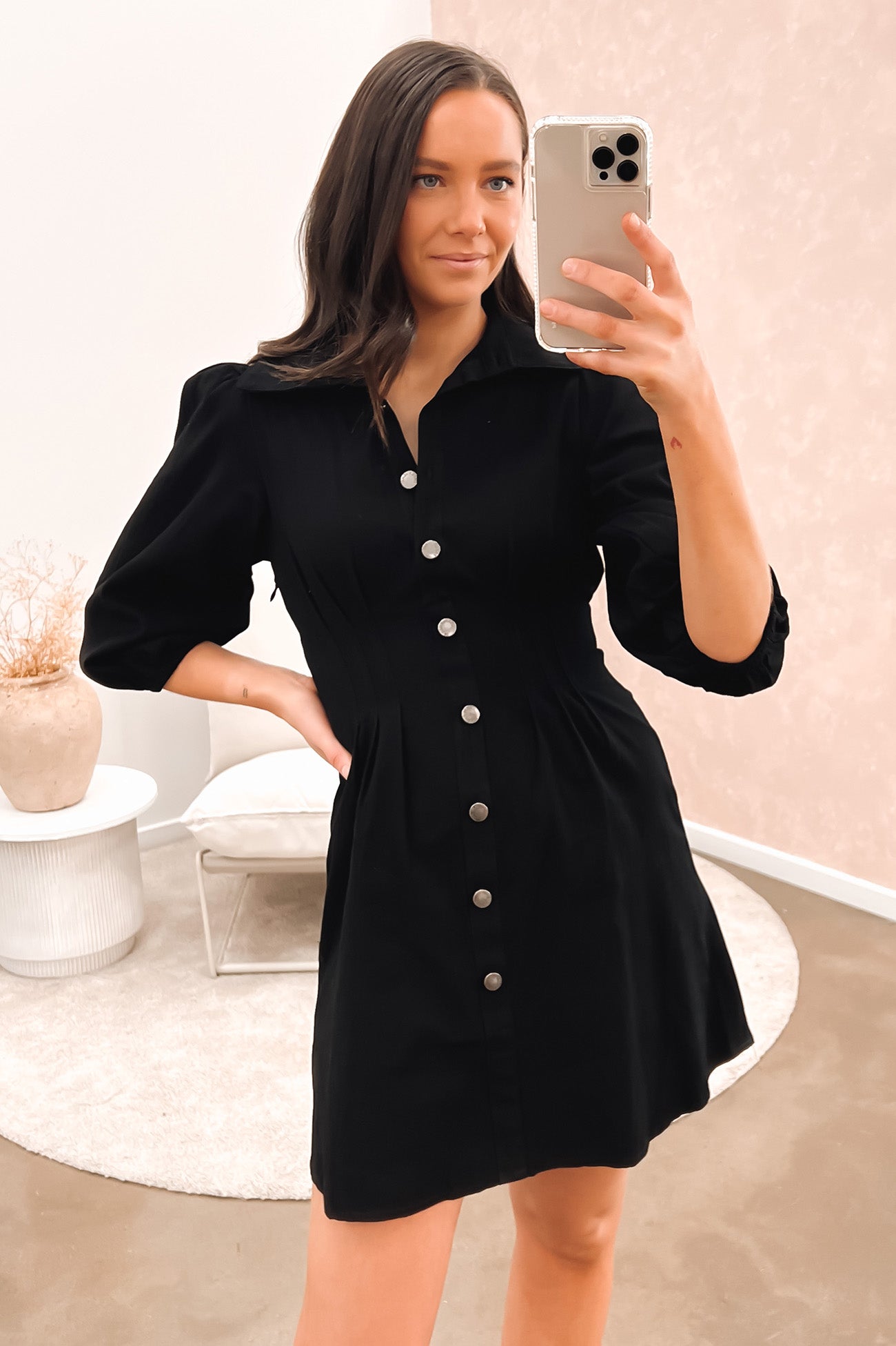 Callan Mini Dress Black