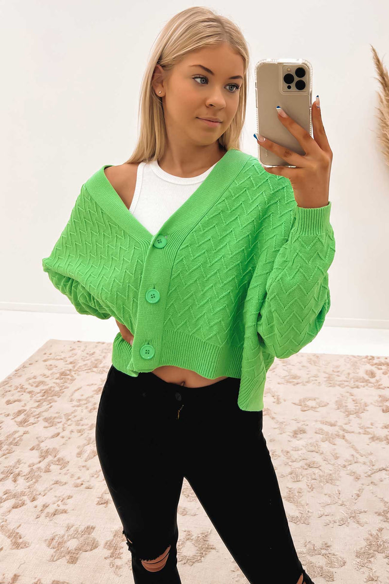 Camila Cardigan Green