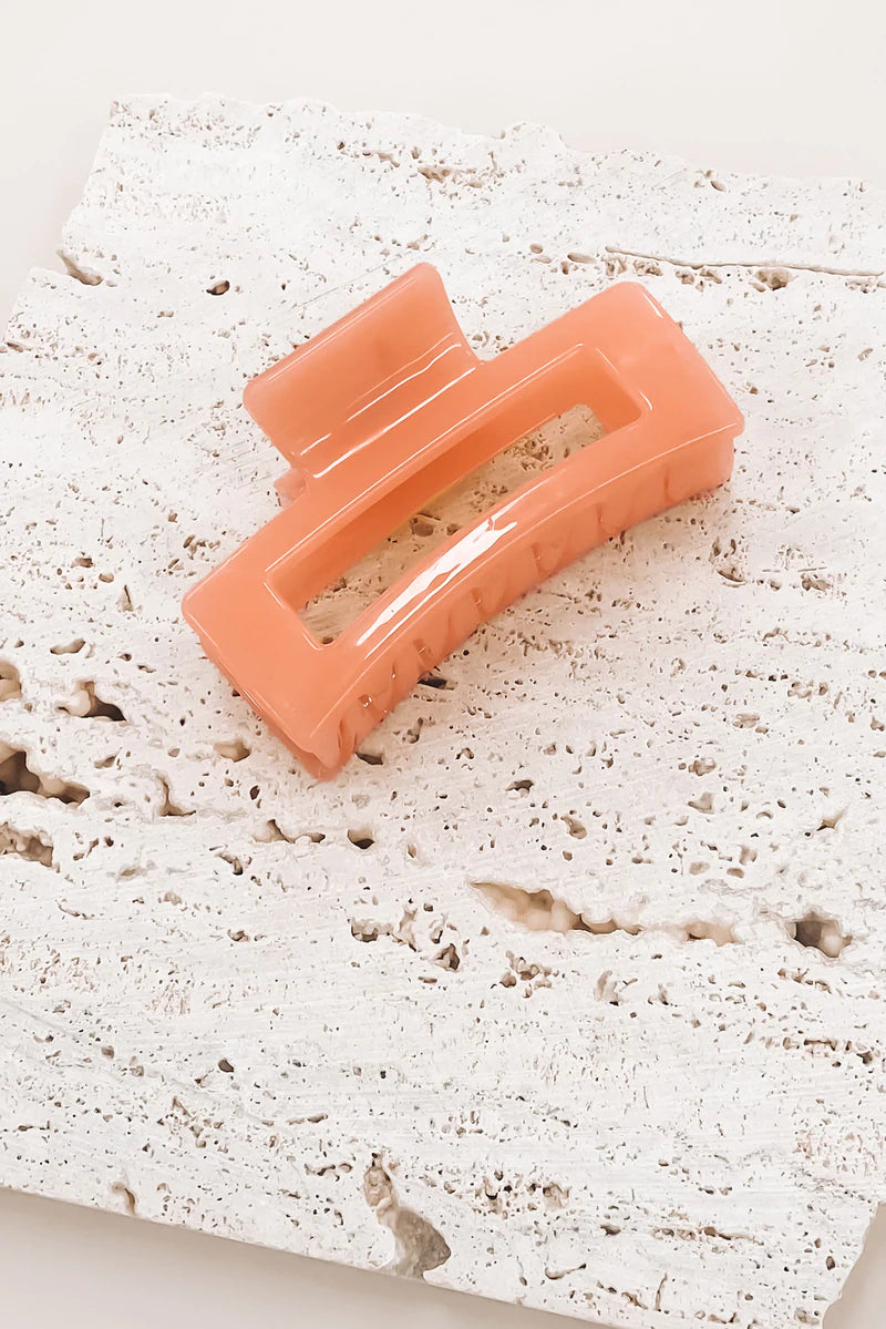 Camila Claw Clip Peach