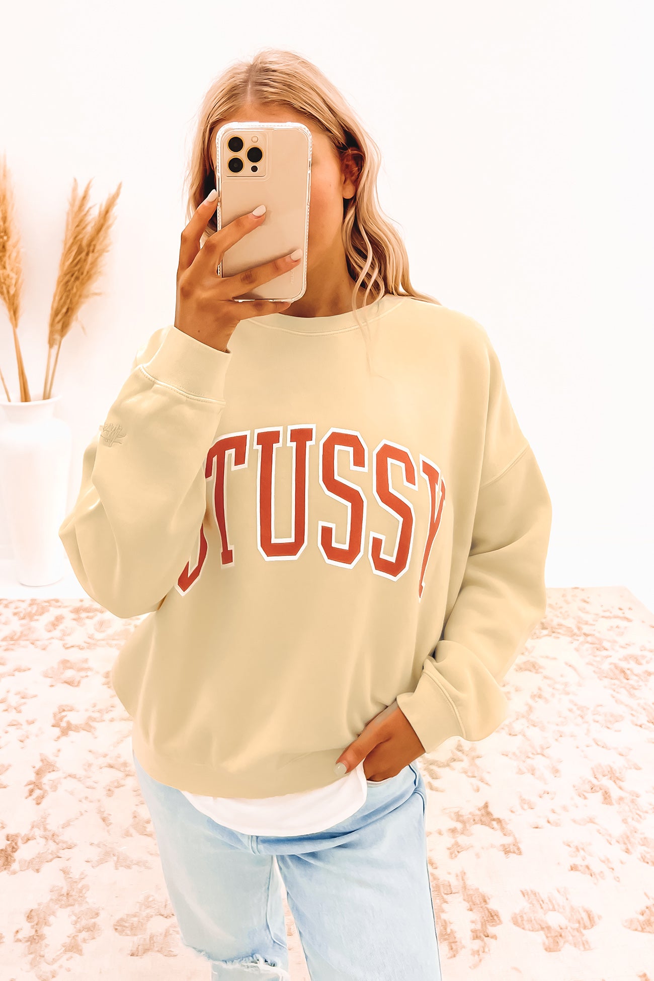 Campus Oversized Crew Oatmeal