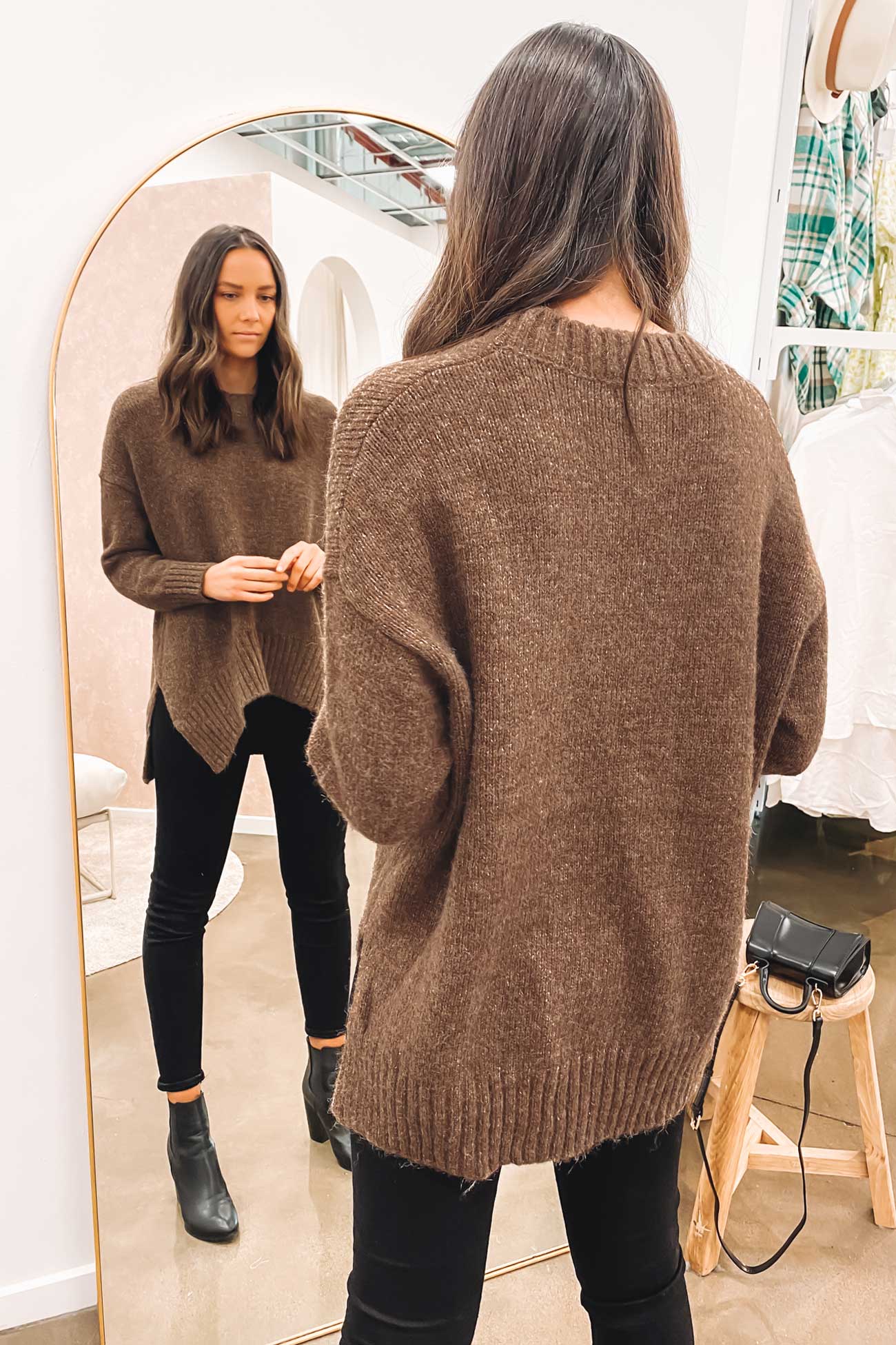 Candice Knit Jumper Brown