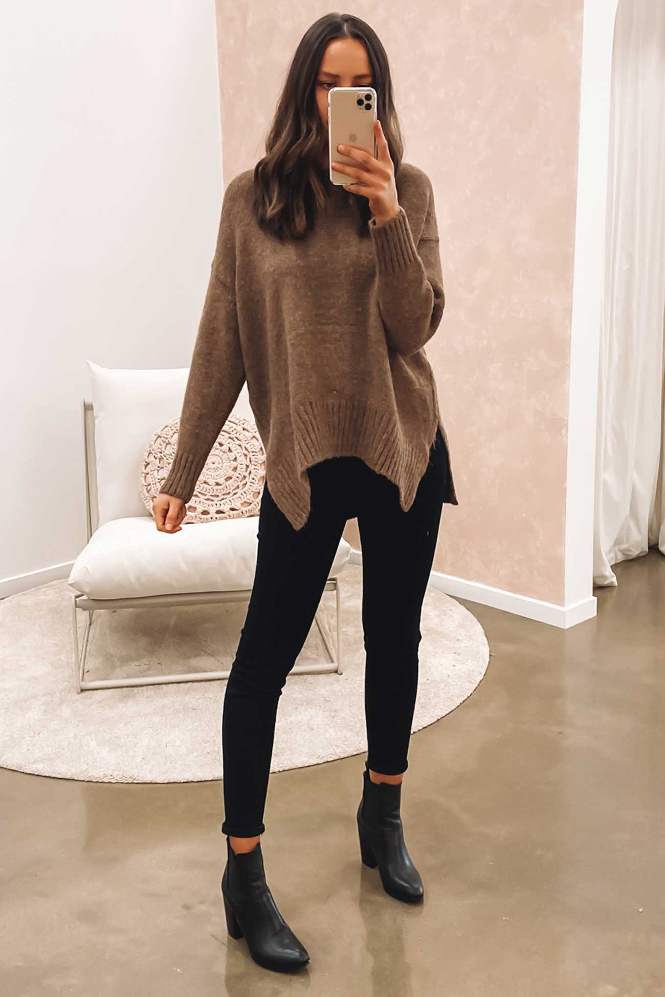 Candice Knit Jumper Brown