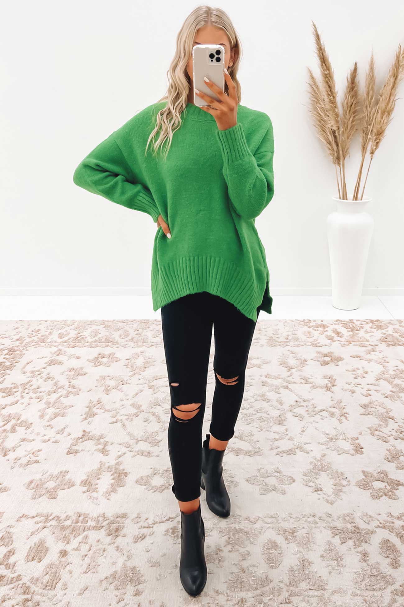 Candice Knit Jumper Green