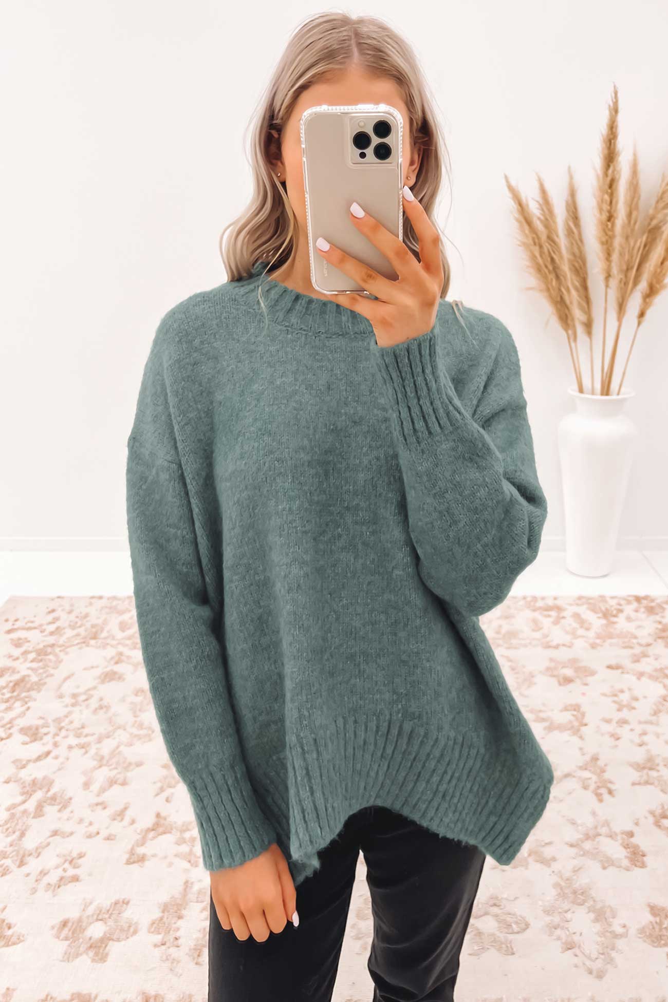 Candice Knit Jumper Teal