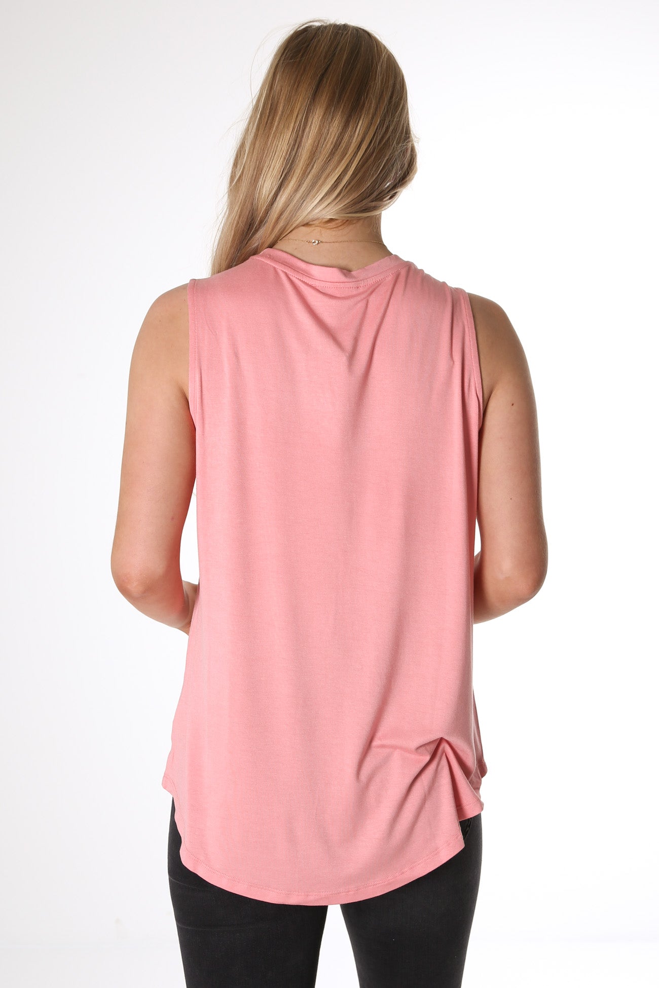 Capri Tank Salmon Pink