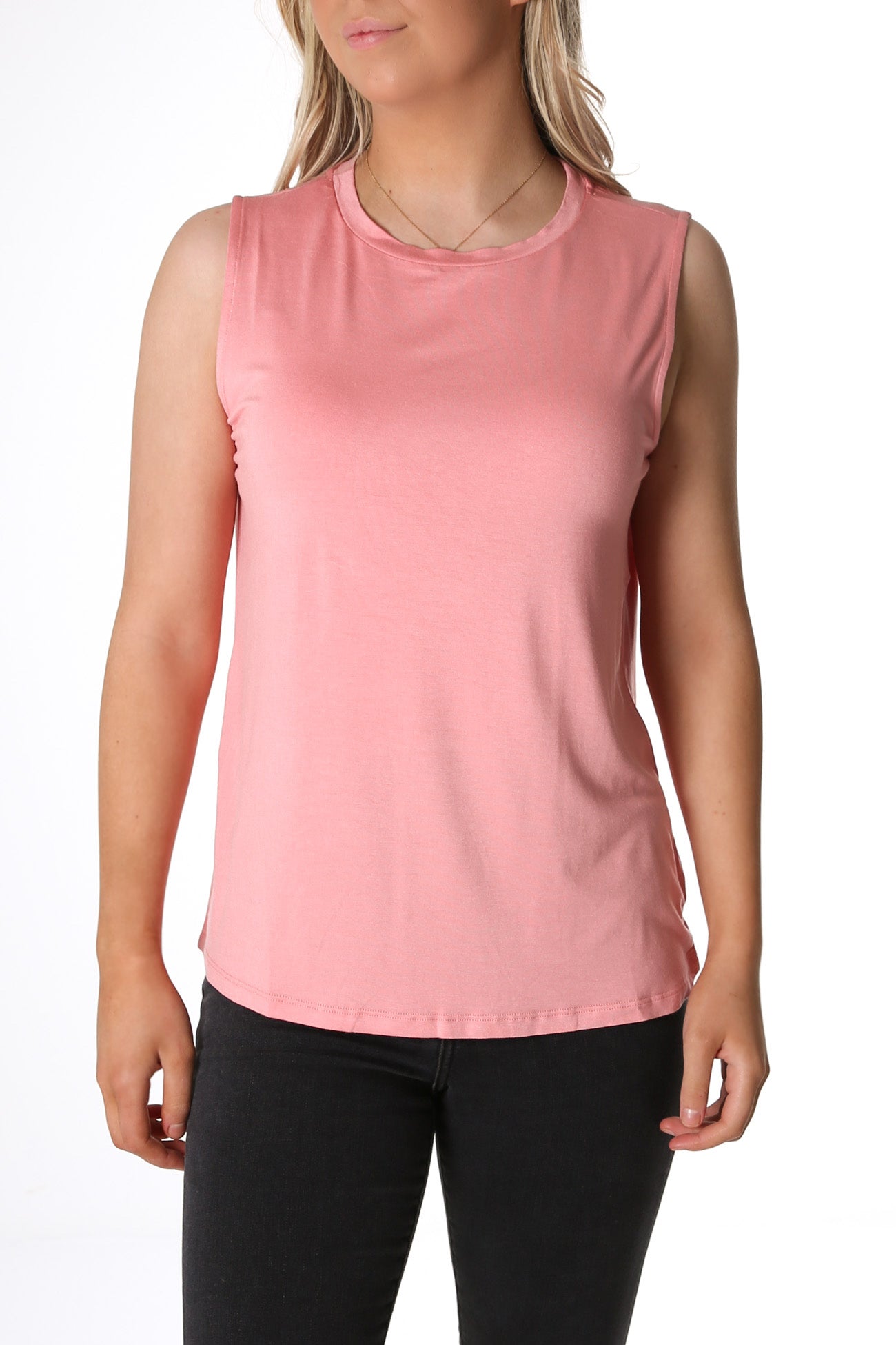 Capri Tank Salmon Pink