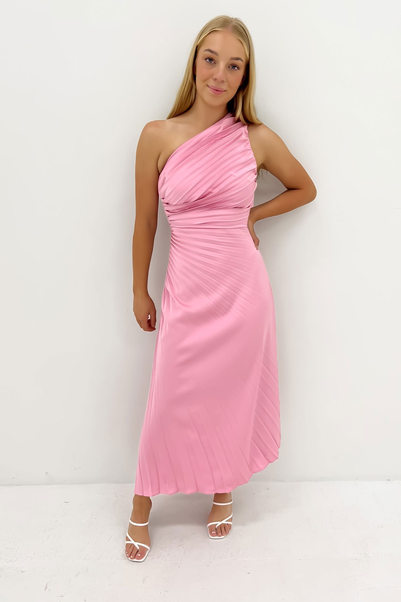 Caralee Midi Dress Pink