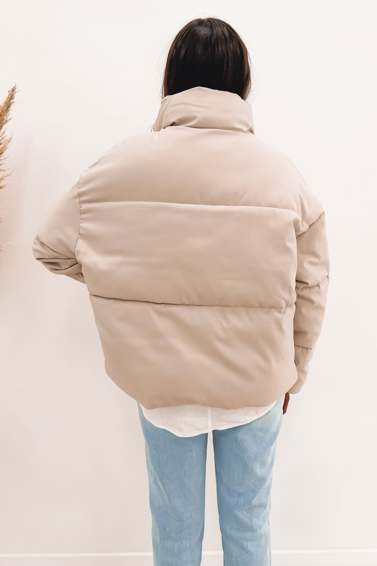 Carly Puffer Jacket Beige