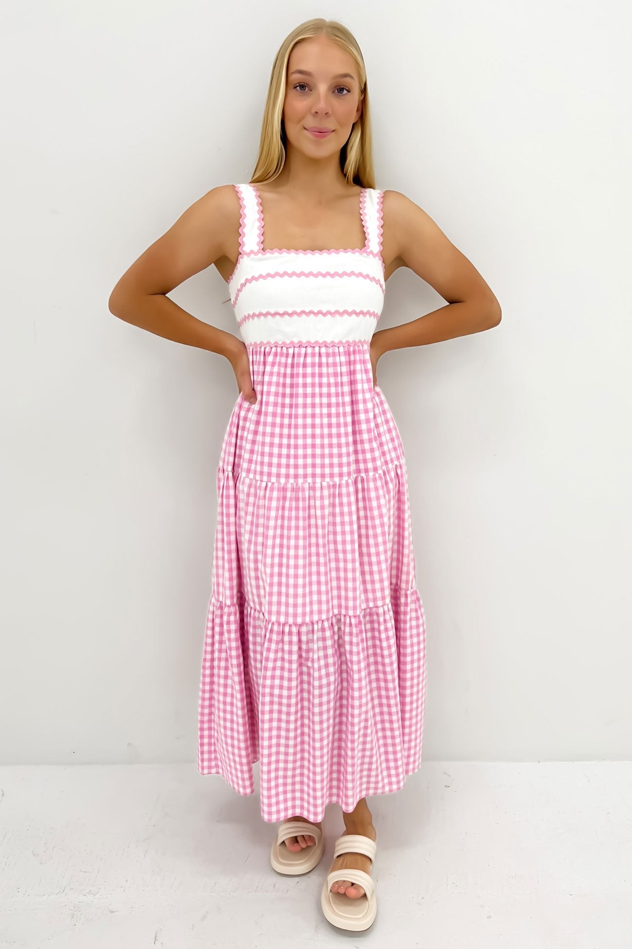 Carter Midi Dress Pink