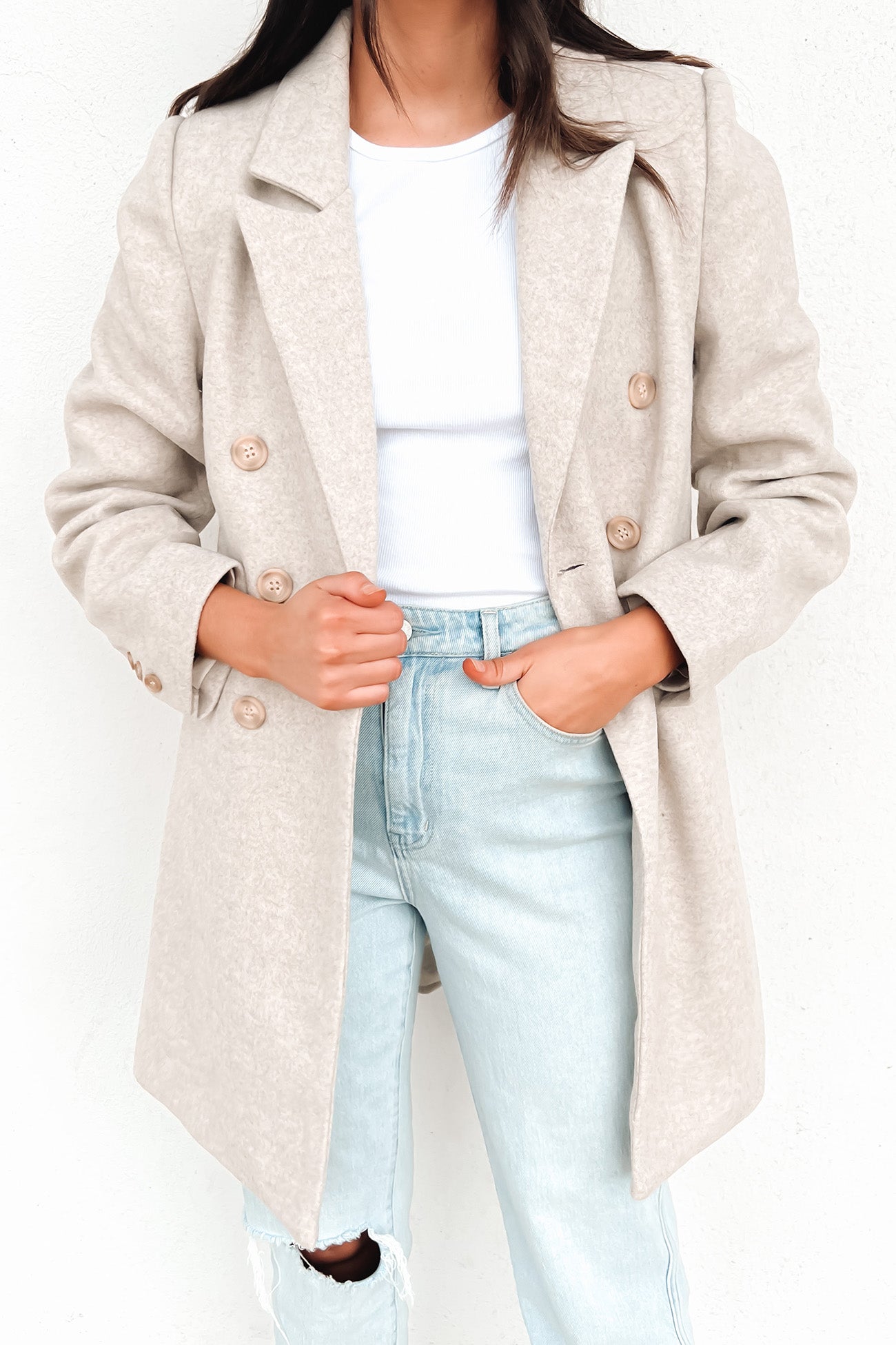 Casey Coat Beige