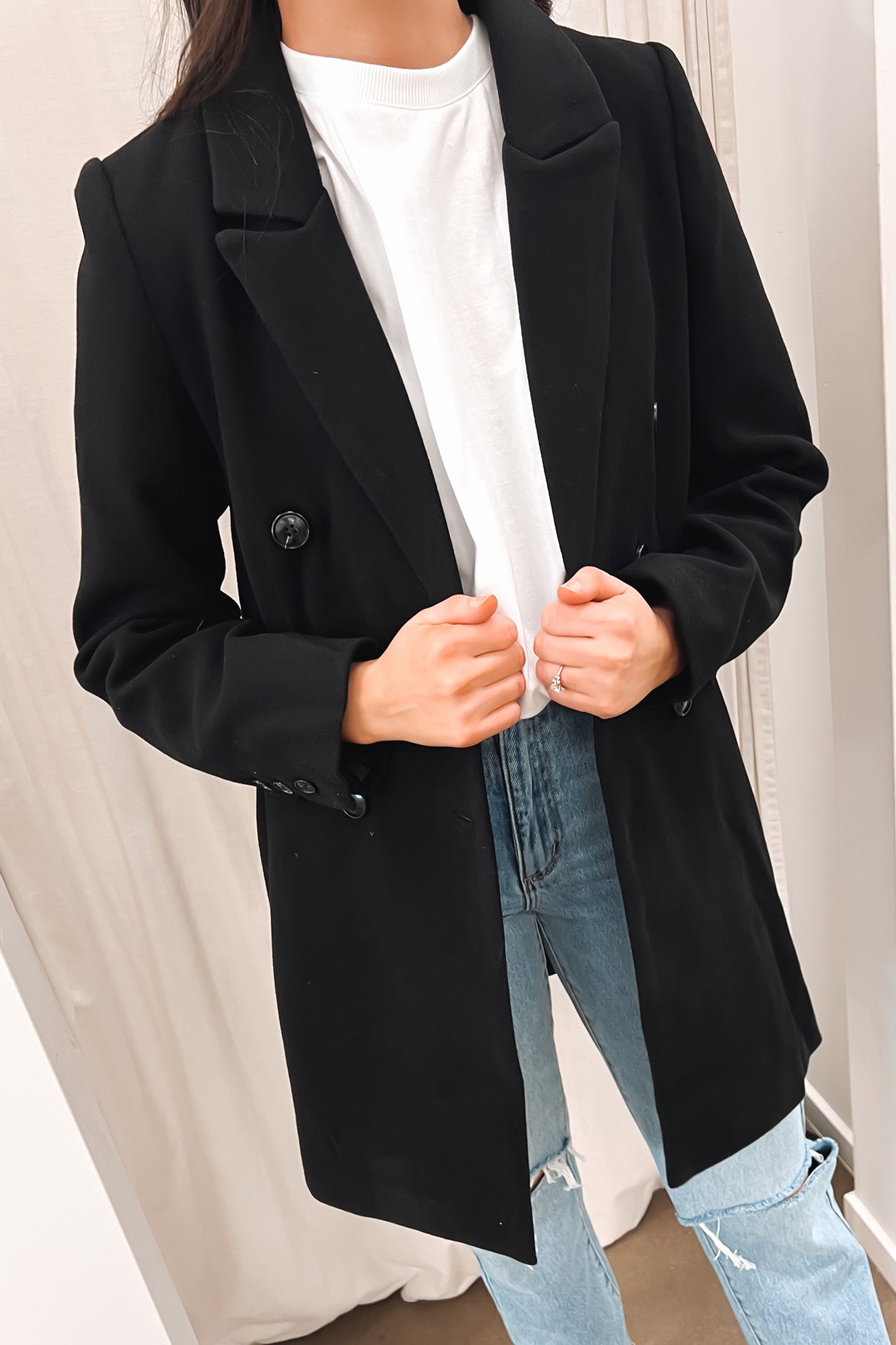 Casey Coat Black