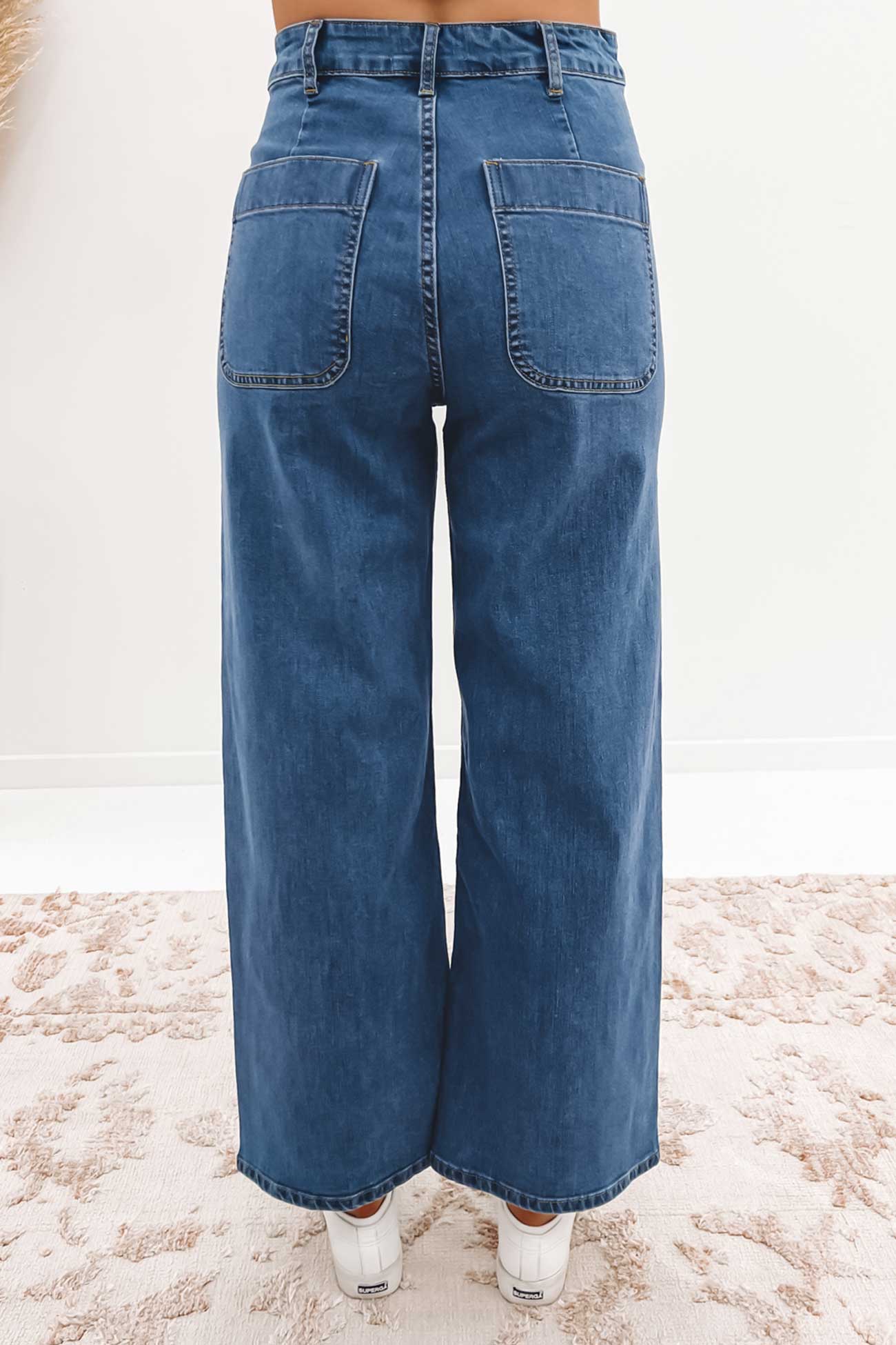 Cayn Denim Pant Mid Blue