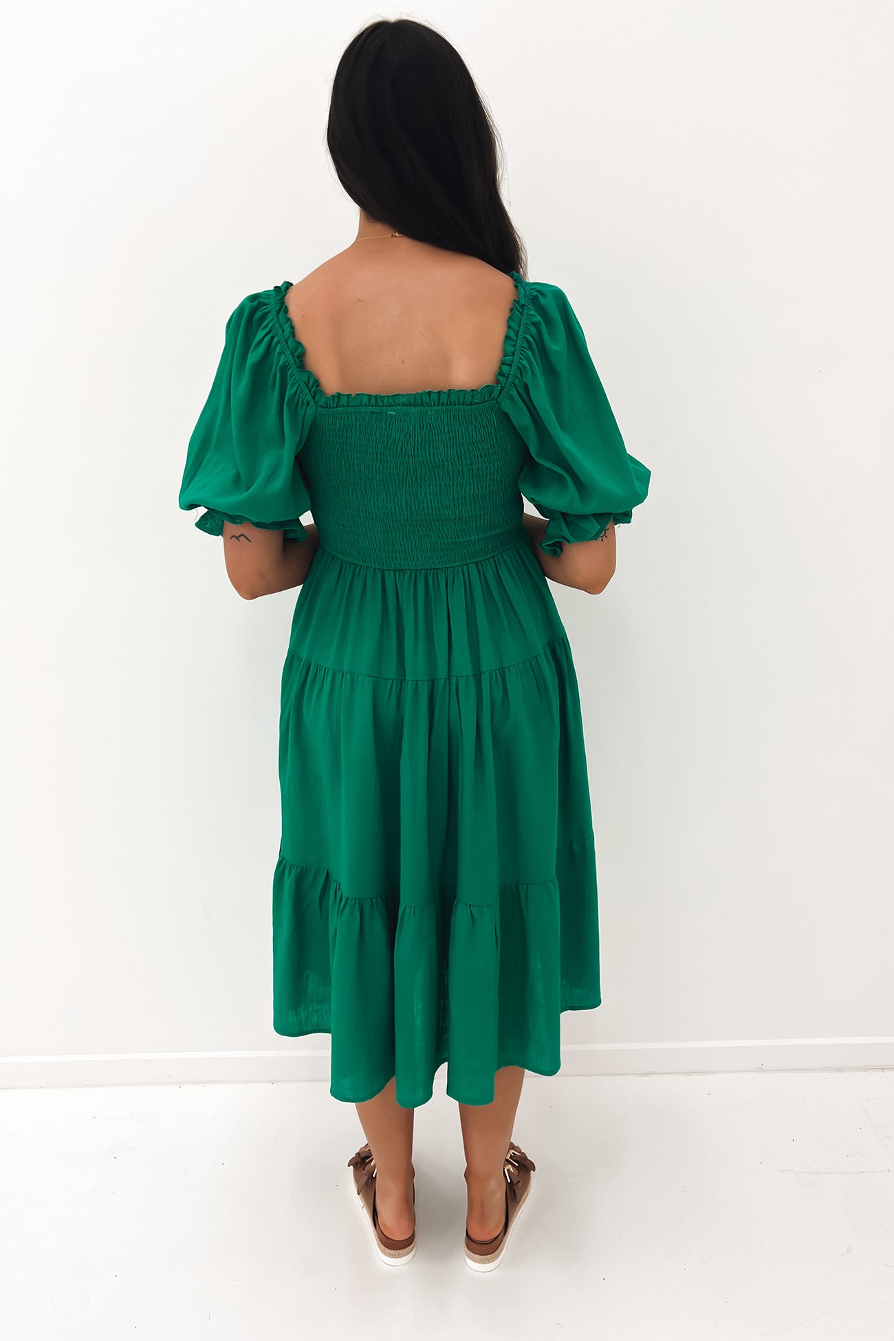 Charlie Midi Dress Green