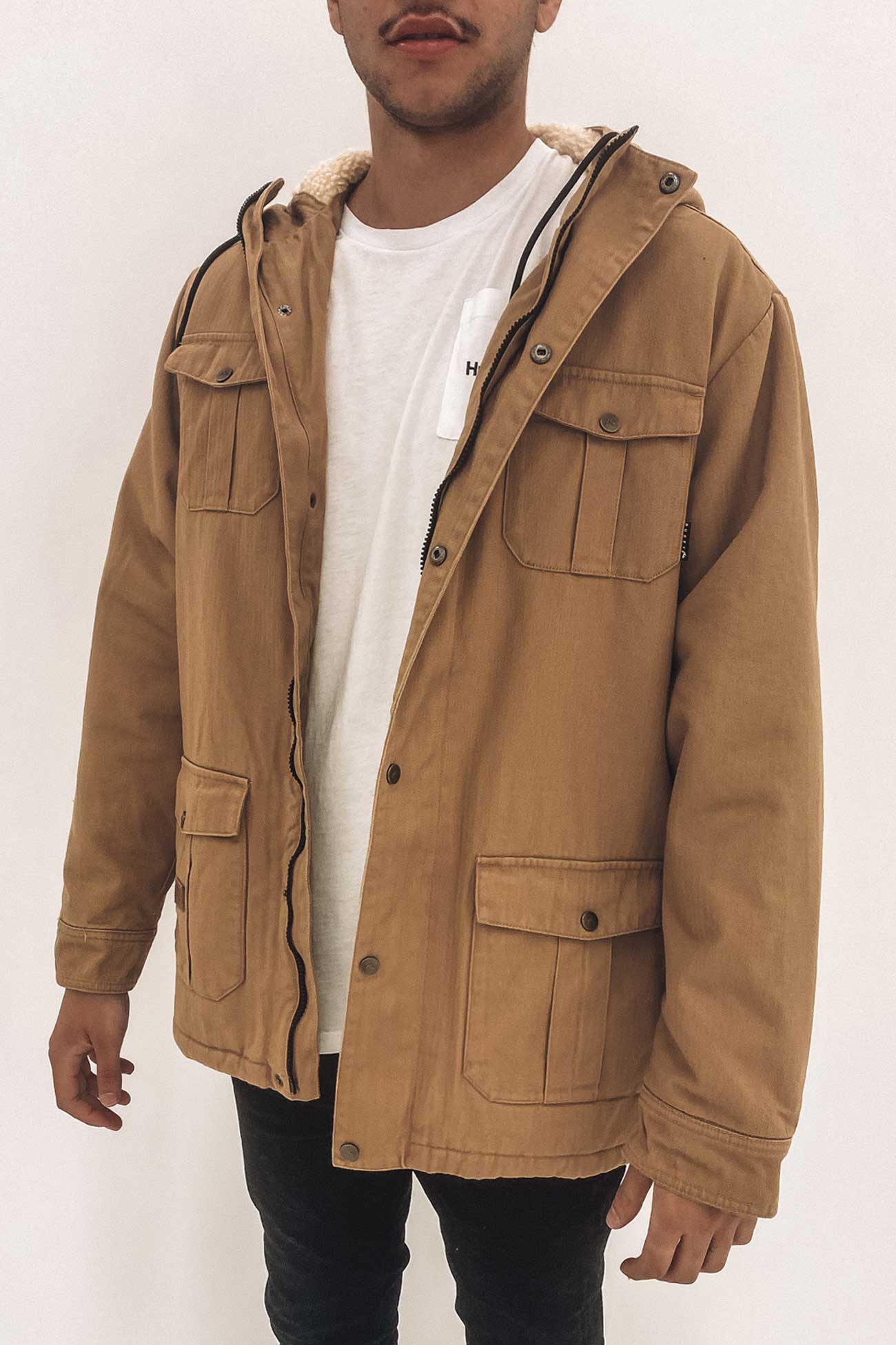 Charlie Parka Jacket Latte