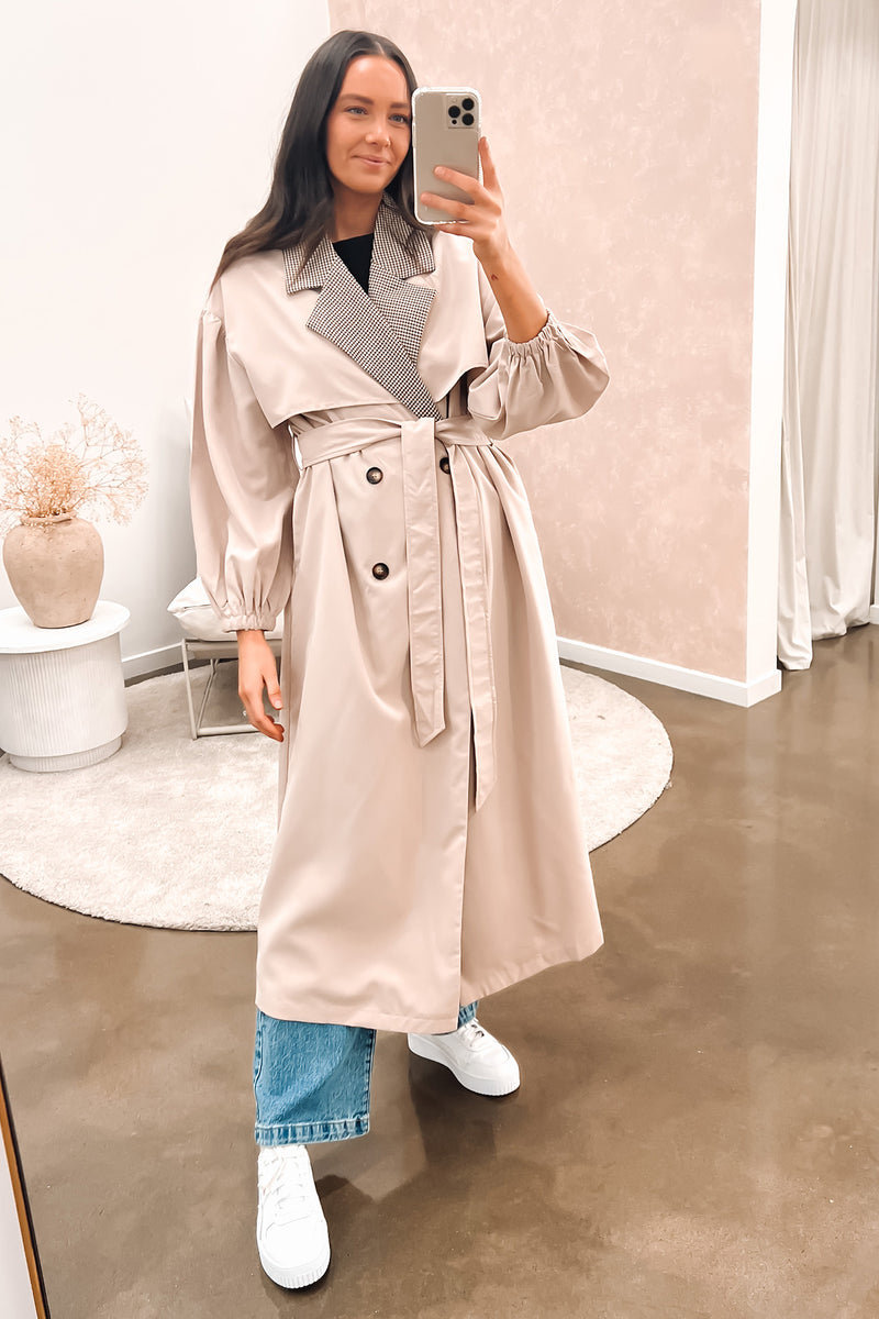 Stone trench outlet coat