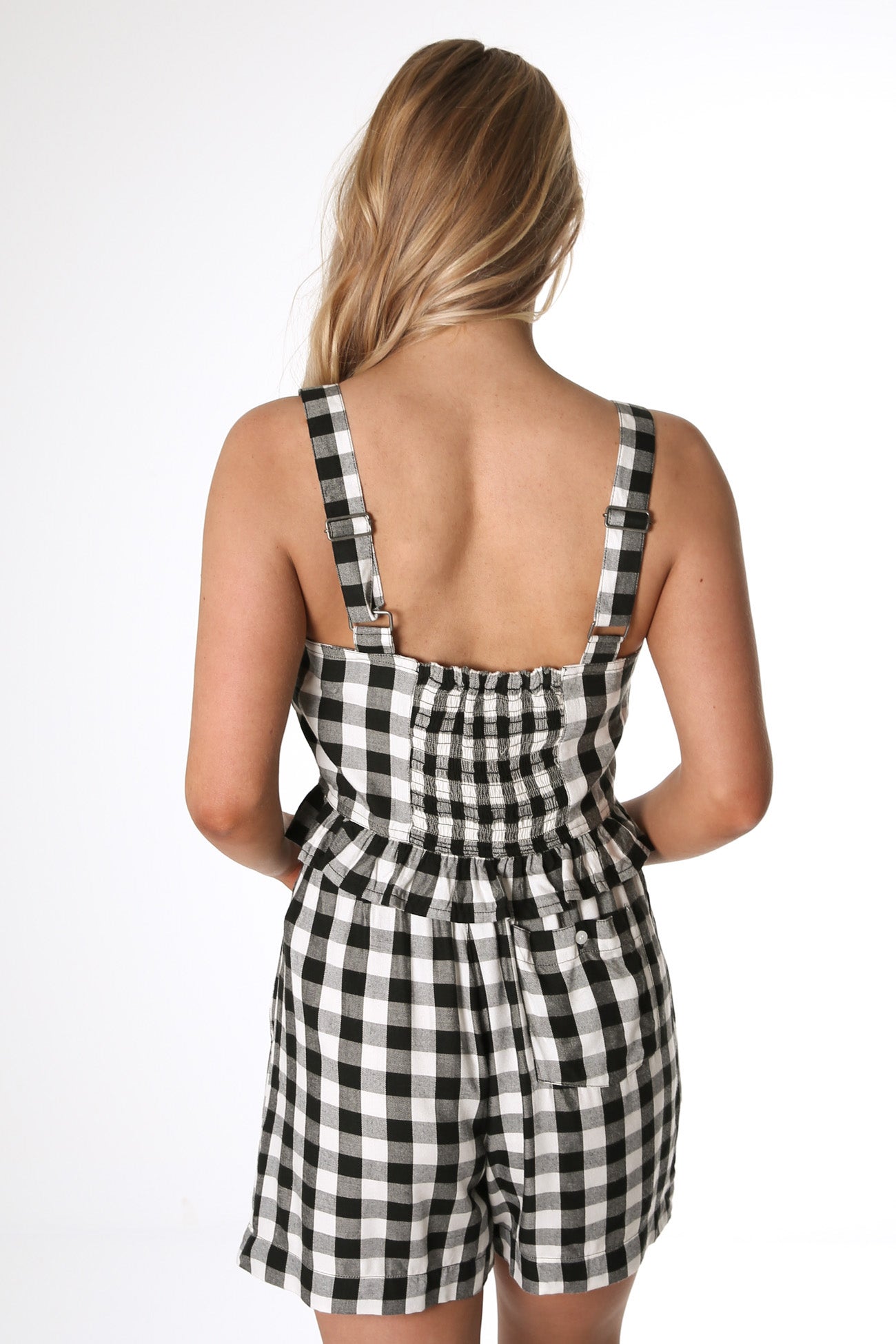 Checkers Top Black