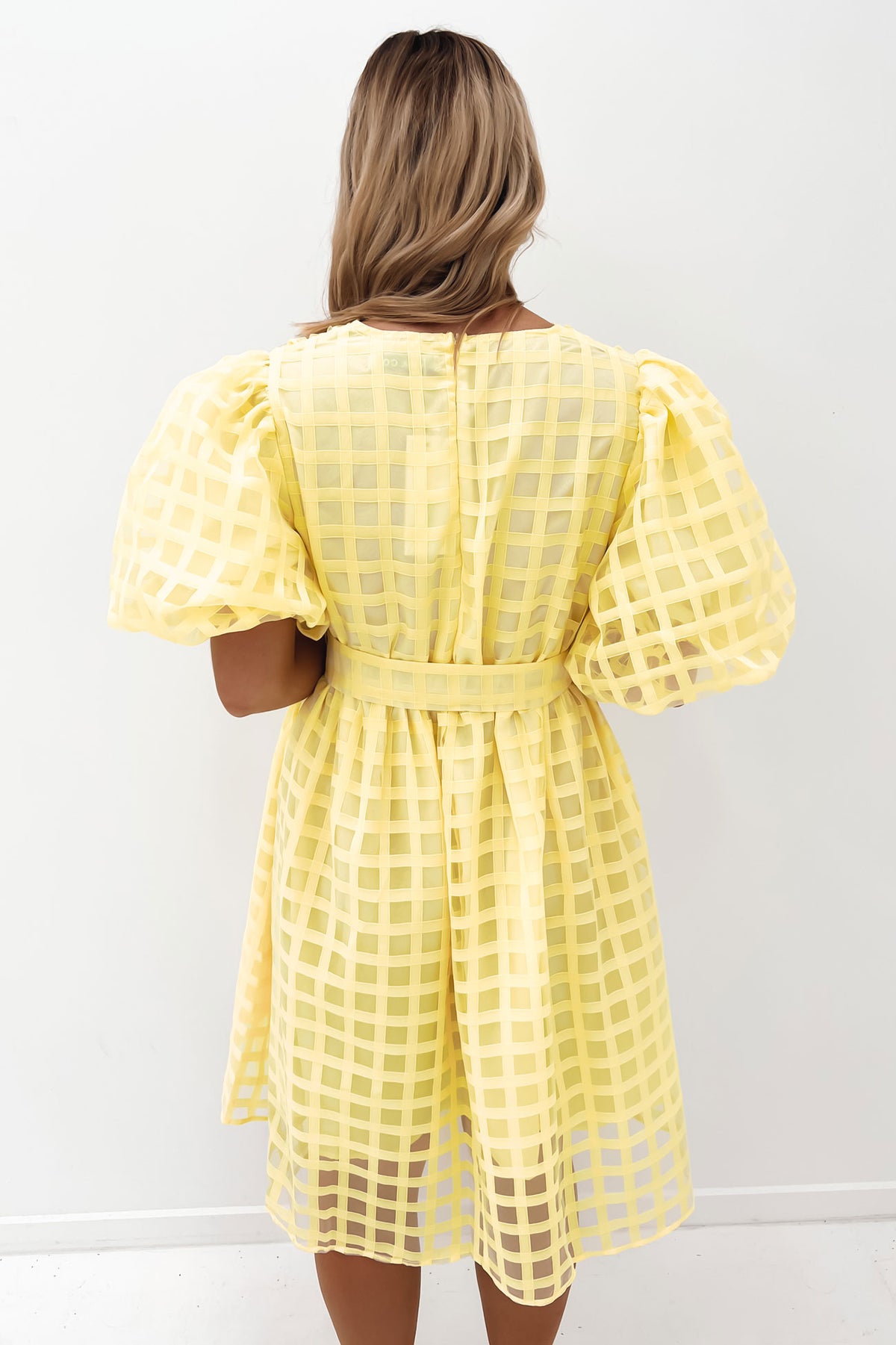 Cindie Midi Dress Yellow - Jean Jail