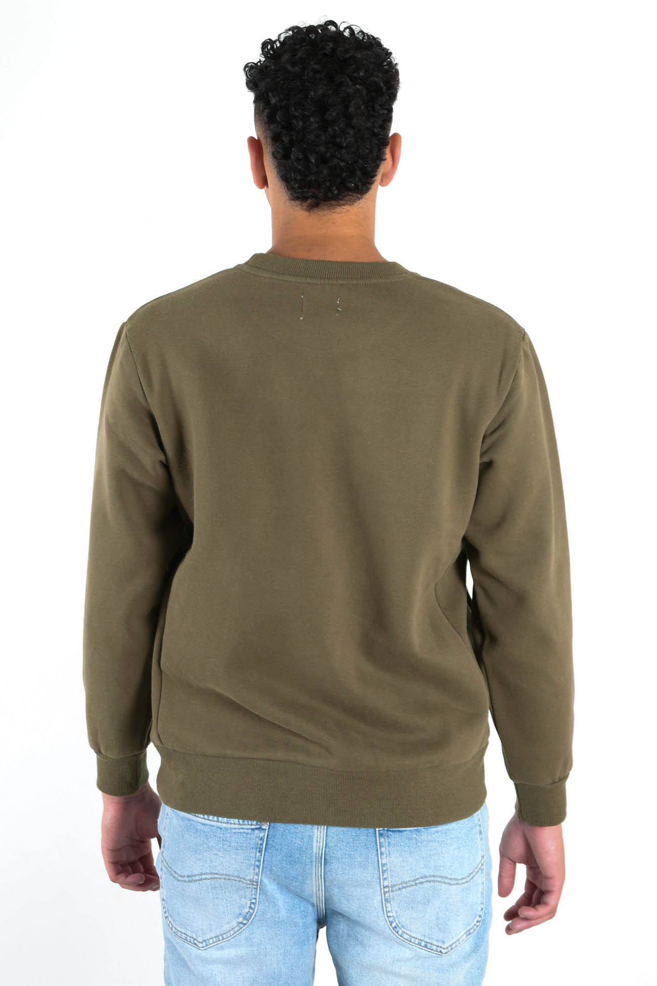 Classic Fleece Crew Olive