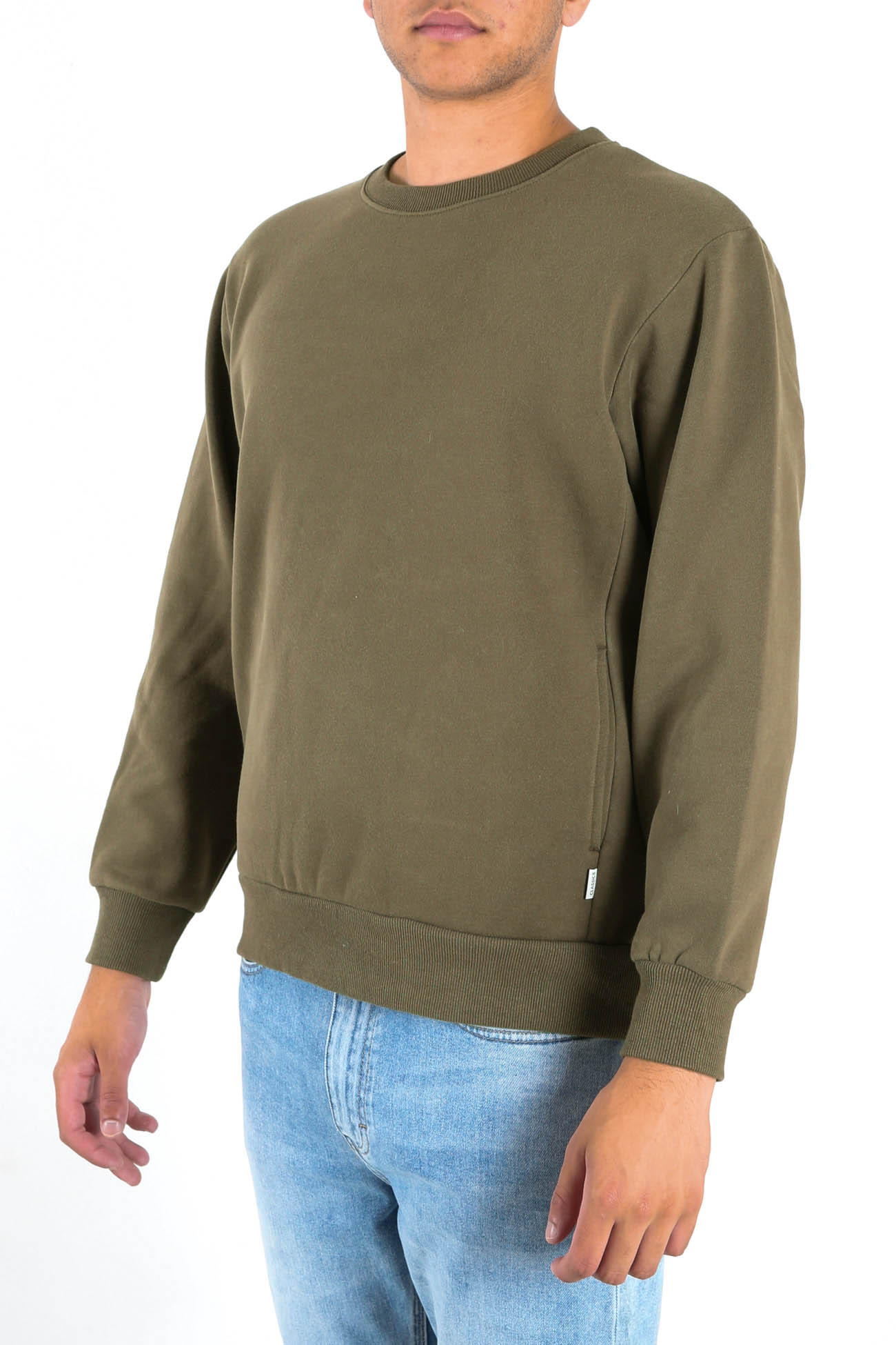 Classic Fleece Crew Olive