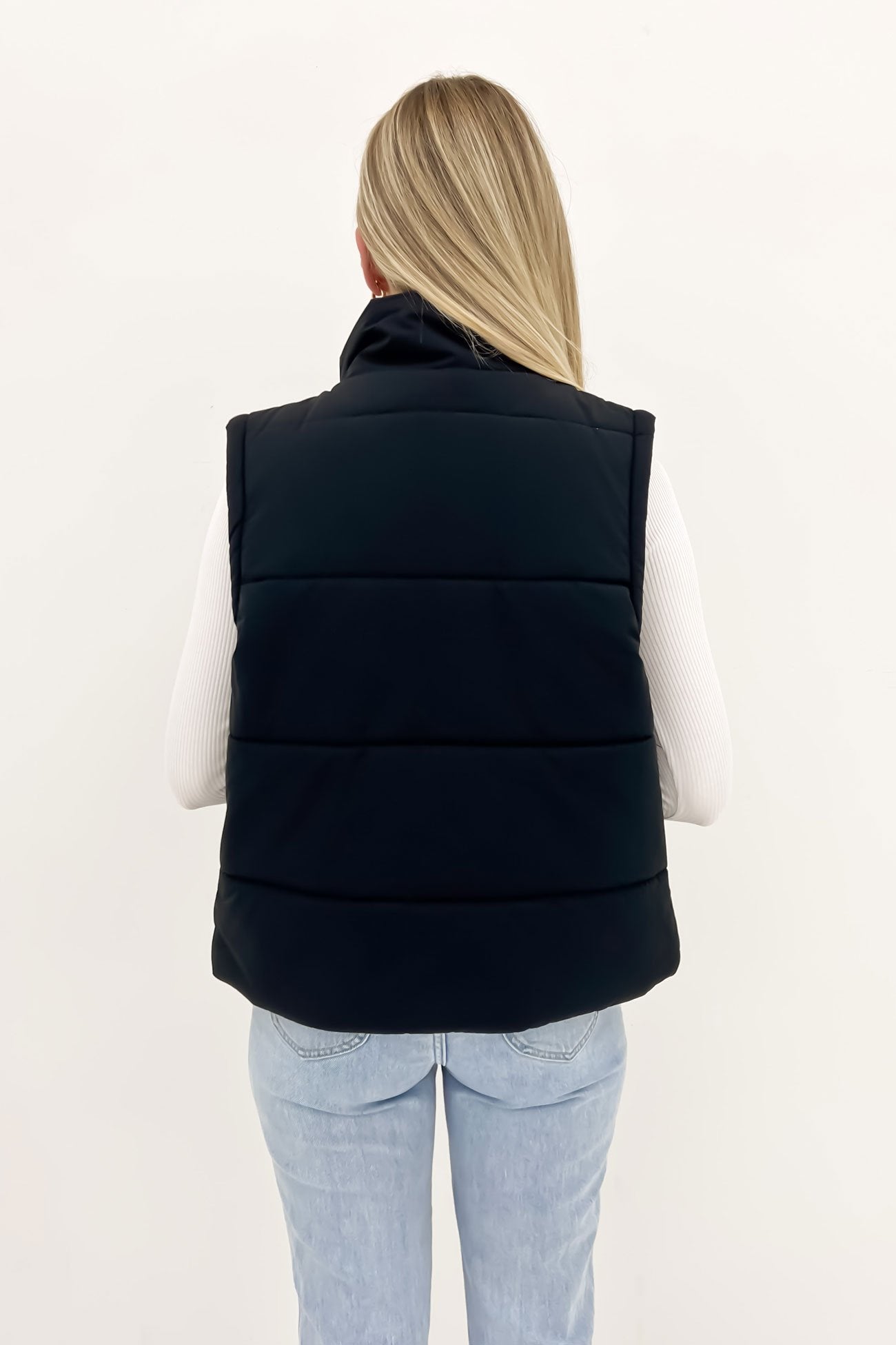 Classic Puffer Vest Black