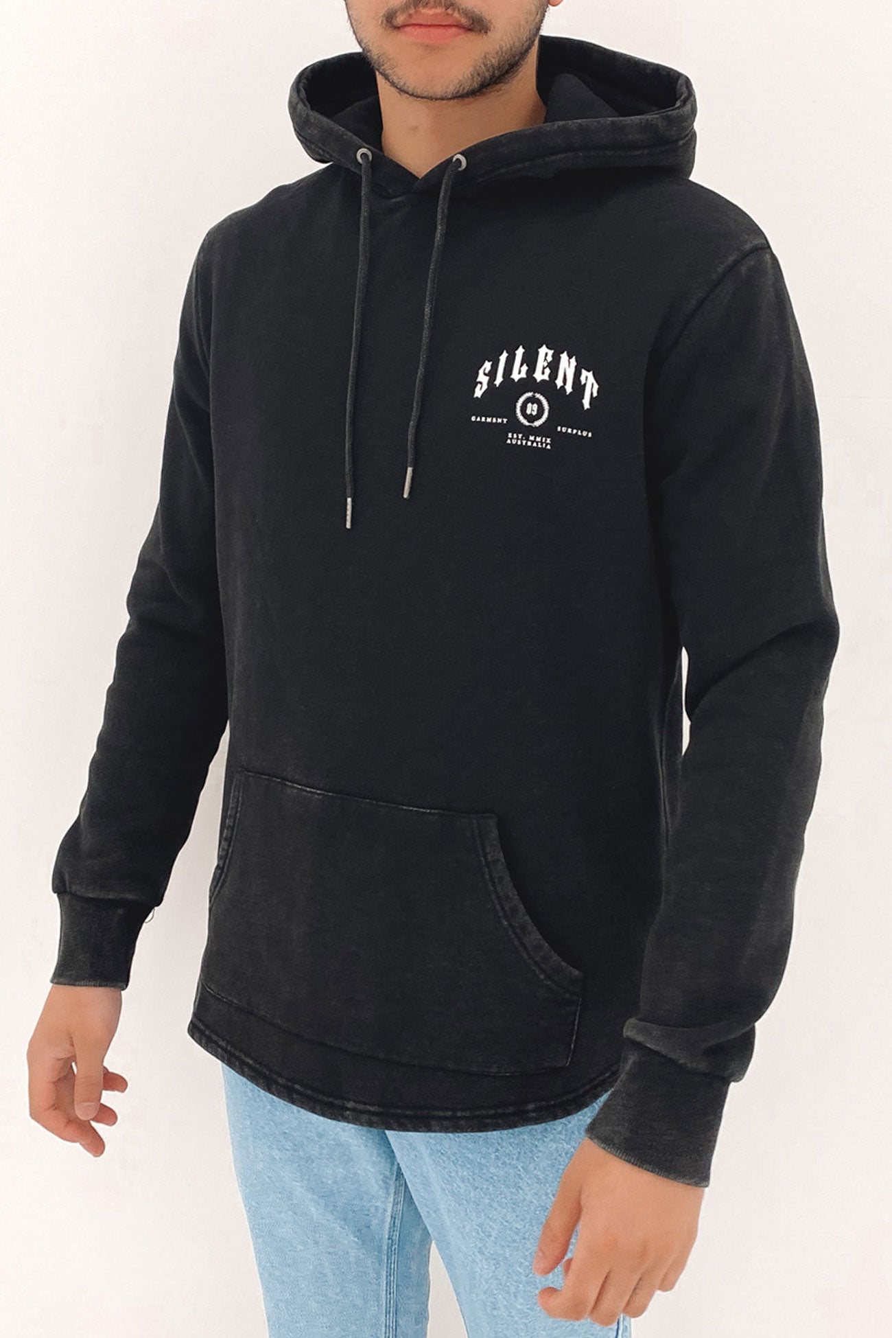 Clique Scoop Hoody Washed Black