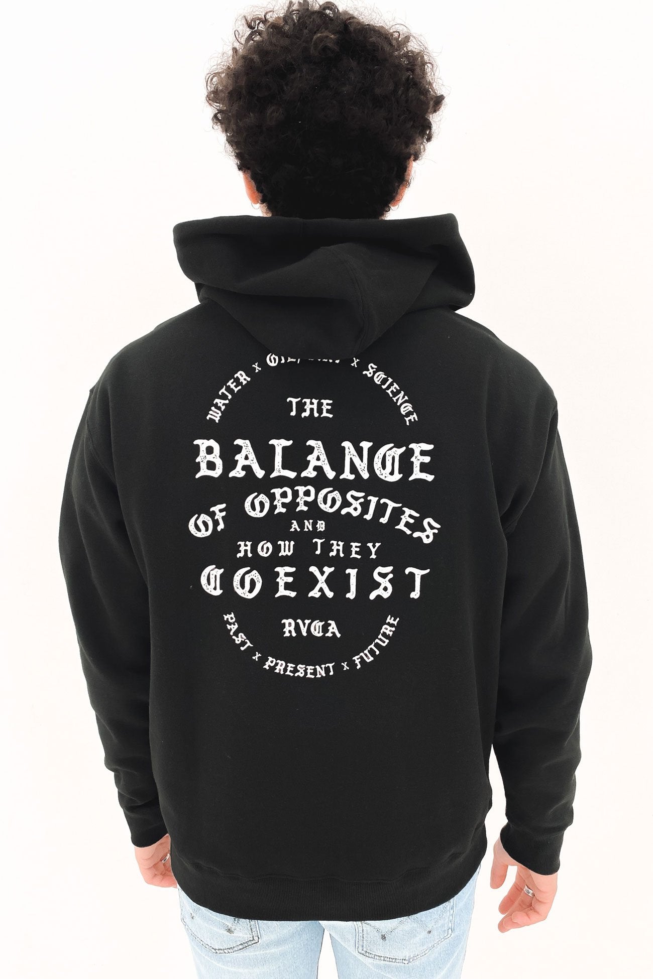 Coexist Hoodie RVCA Black