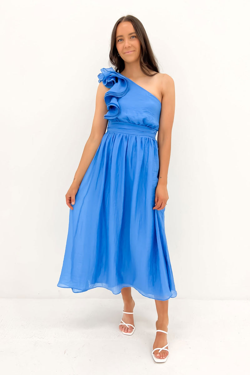 Colby Midi Dress Blue