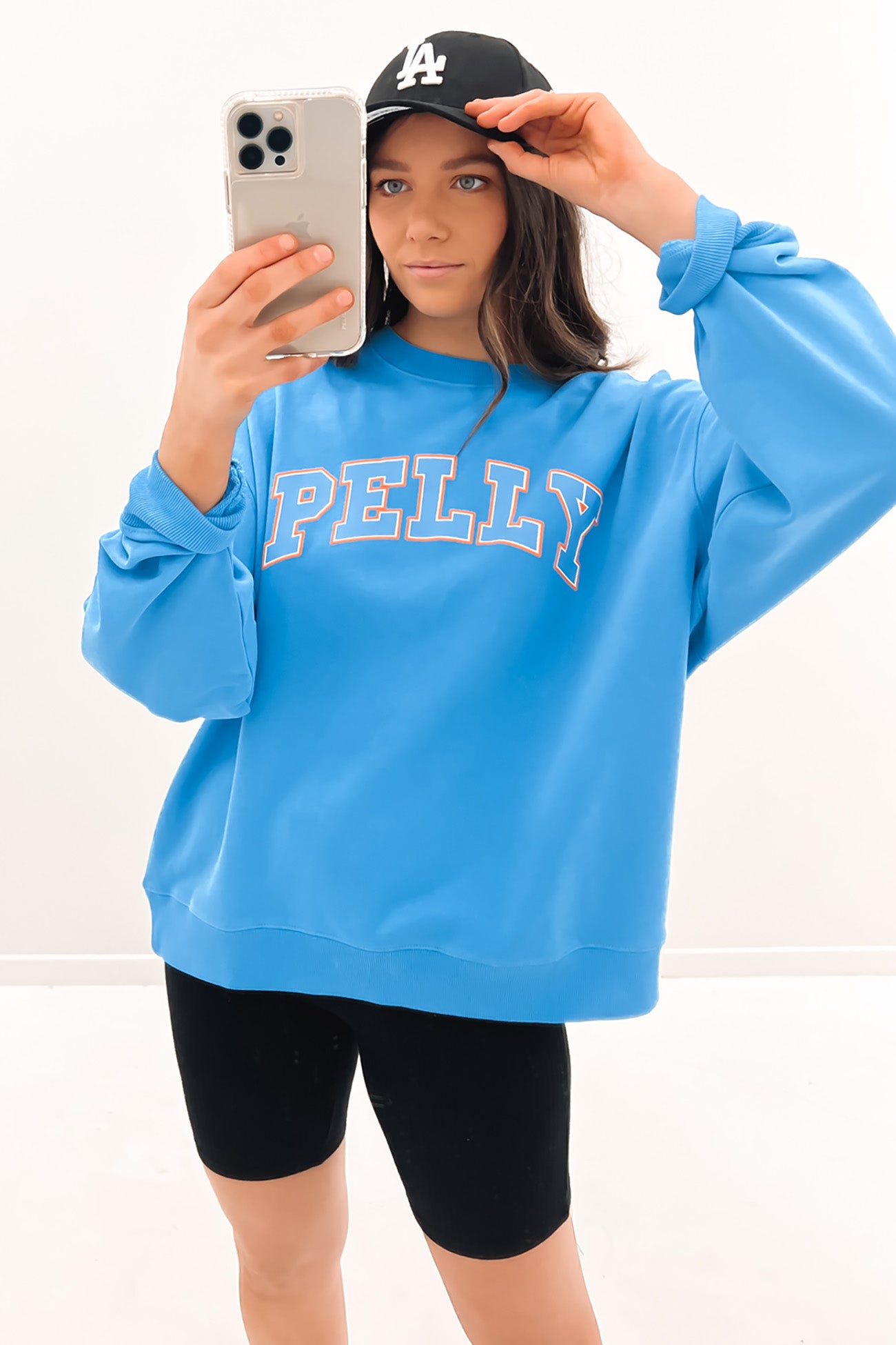 Collegiate Pelly Sweater Azure Blue