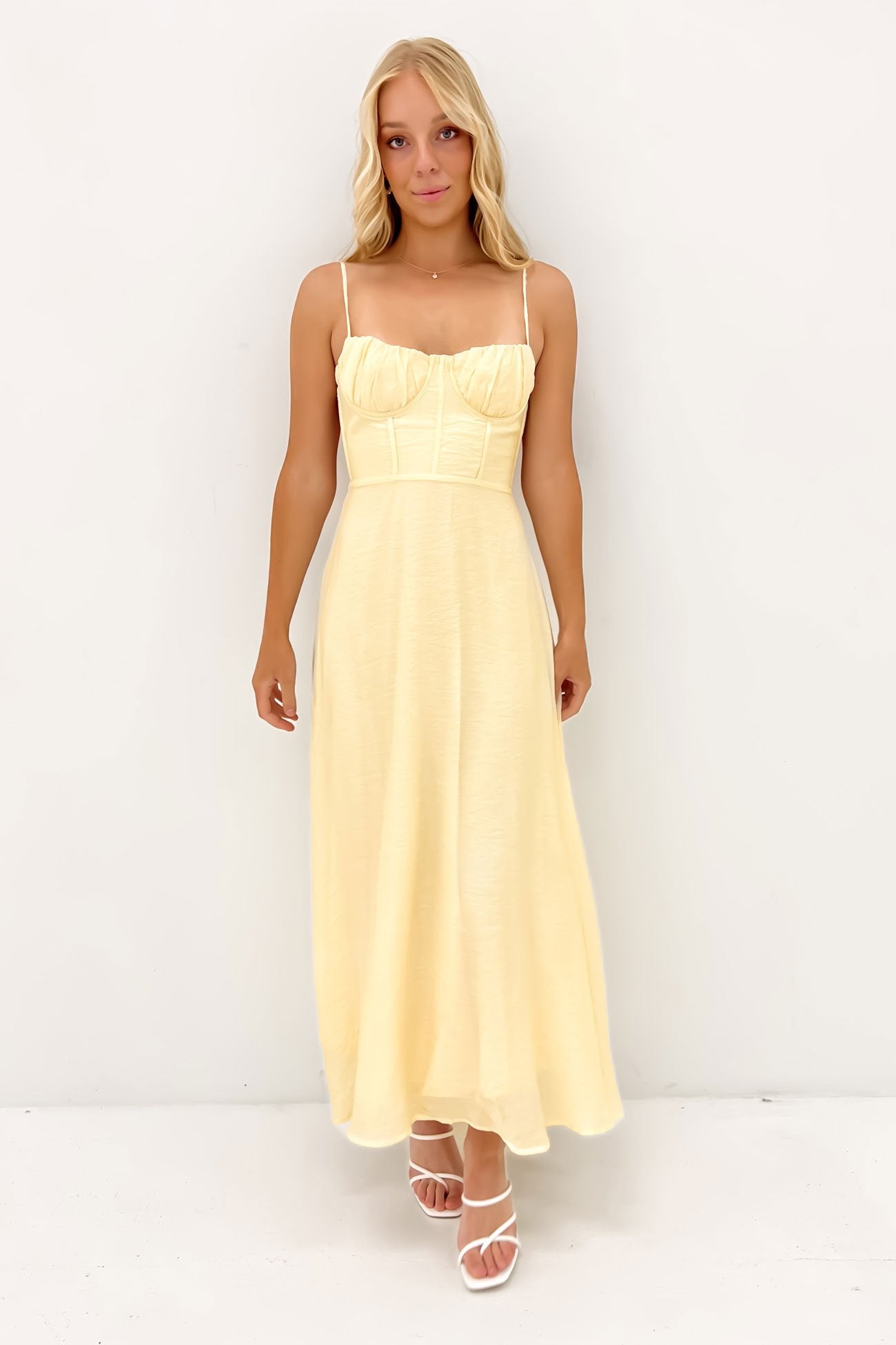 Colt Midi Dress Yellow