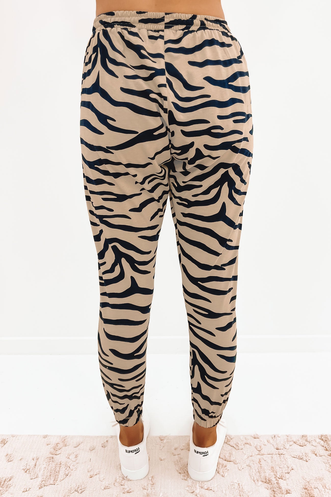 Comeback Pant Taupe Zebra