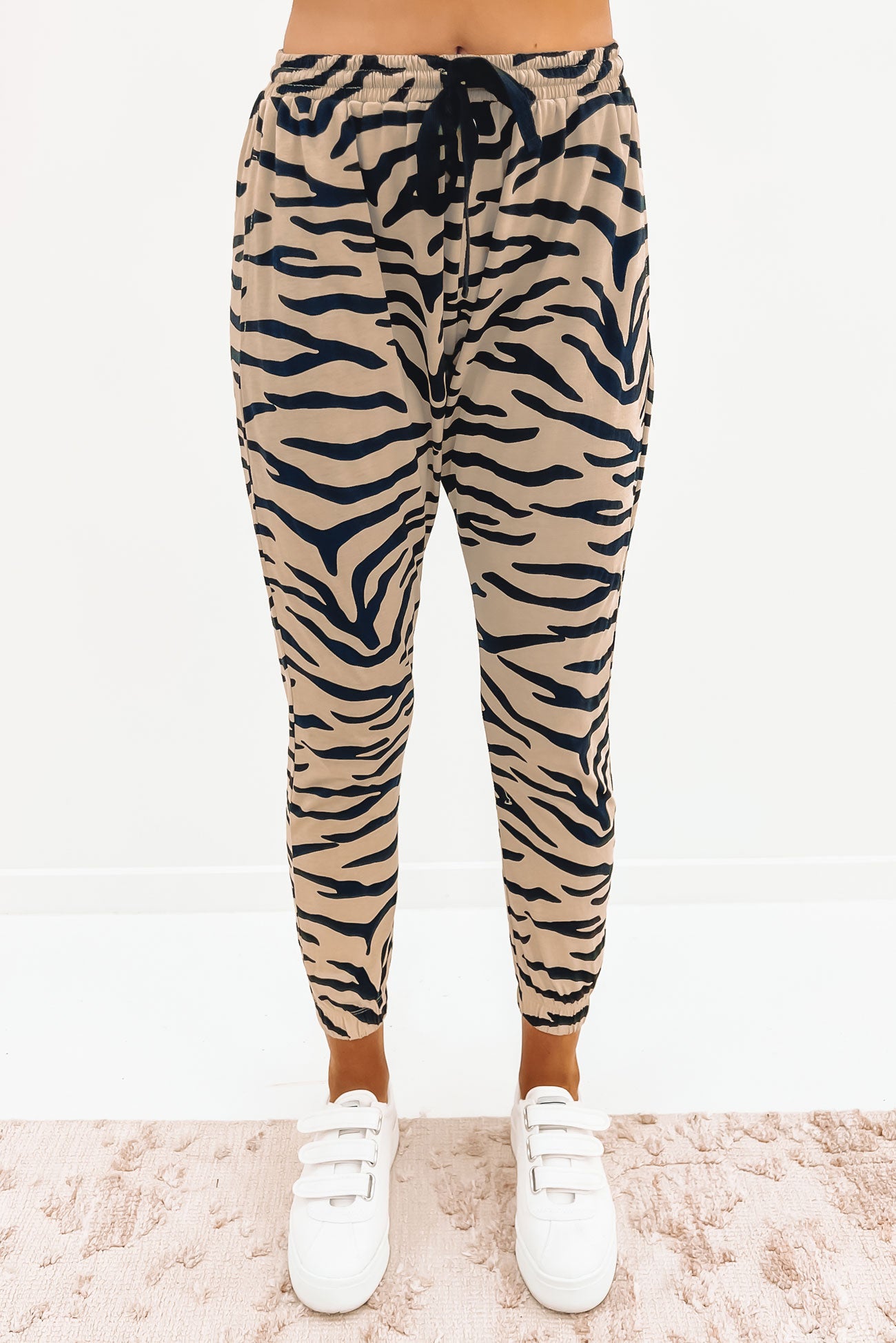 Comeback Pant Taupe Zebra