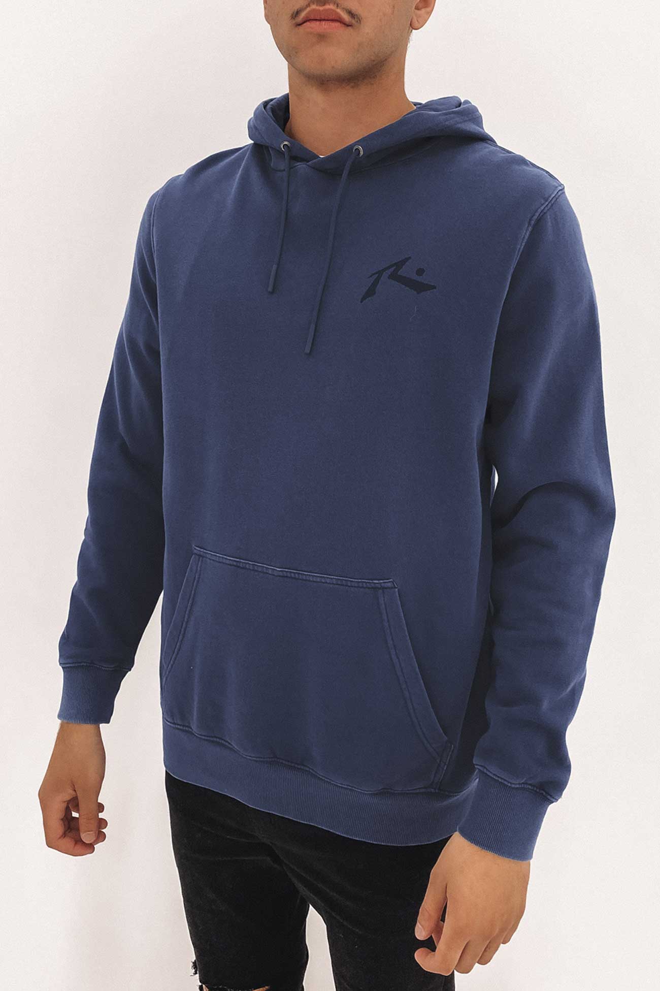 Comp Wash Hood Fleece Navy Blue