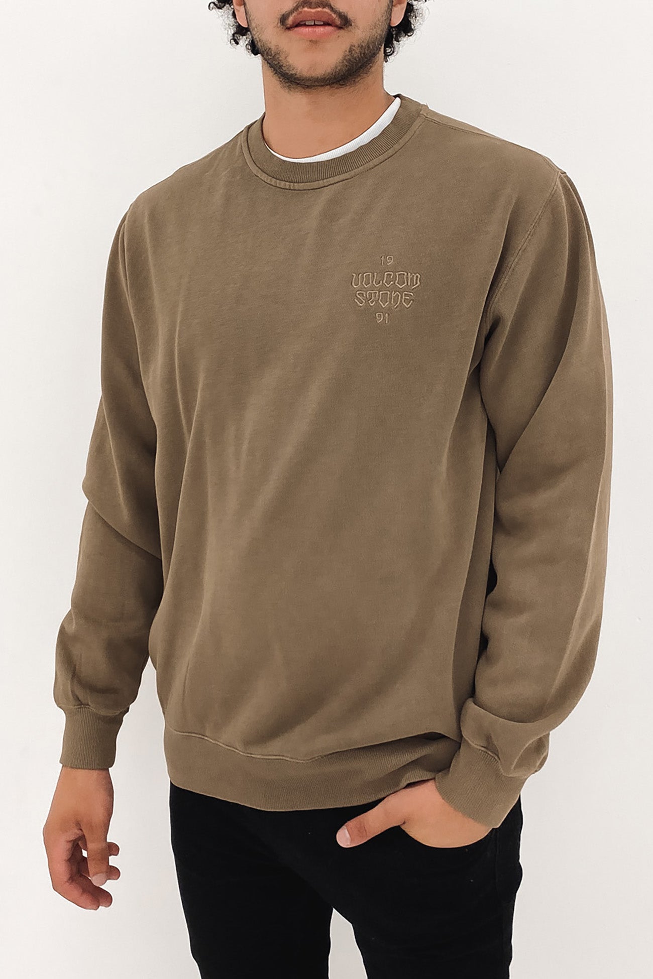 Compstone Crew Fleece Mud