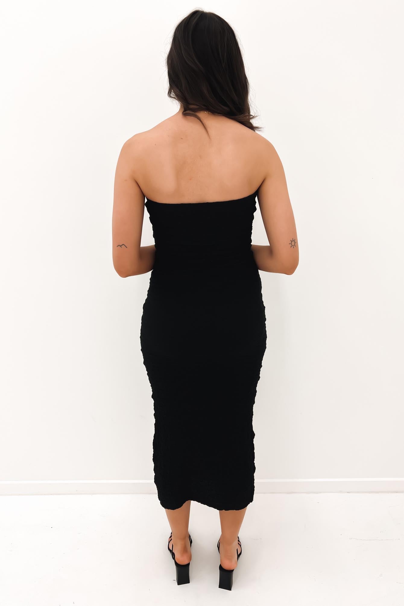 Dana Midi Dress Black