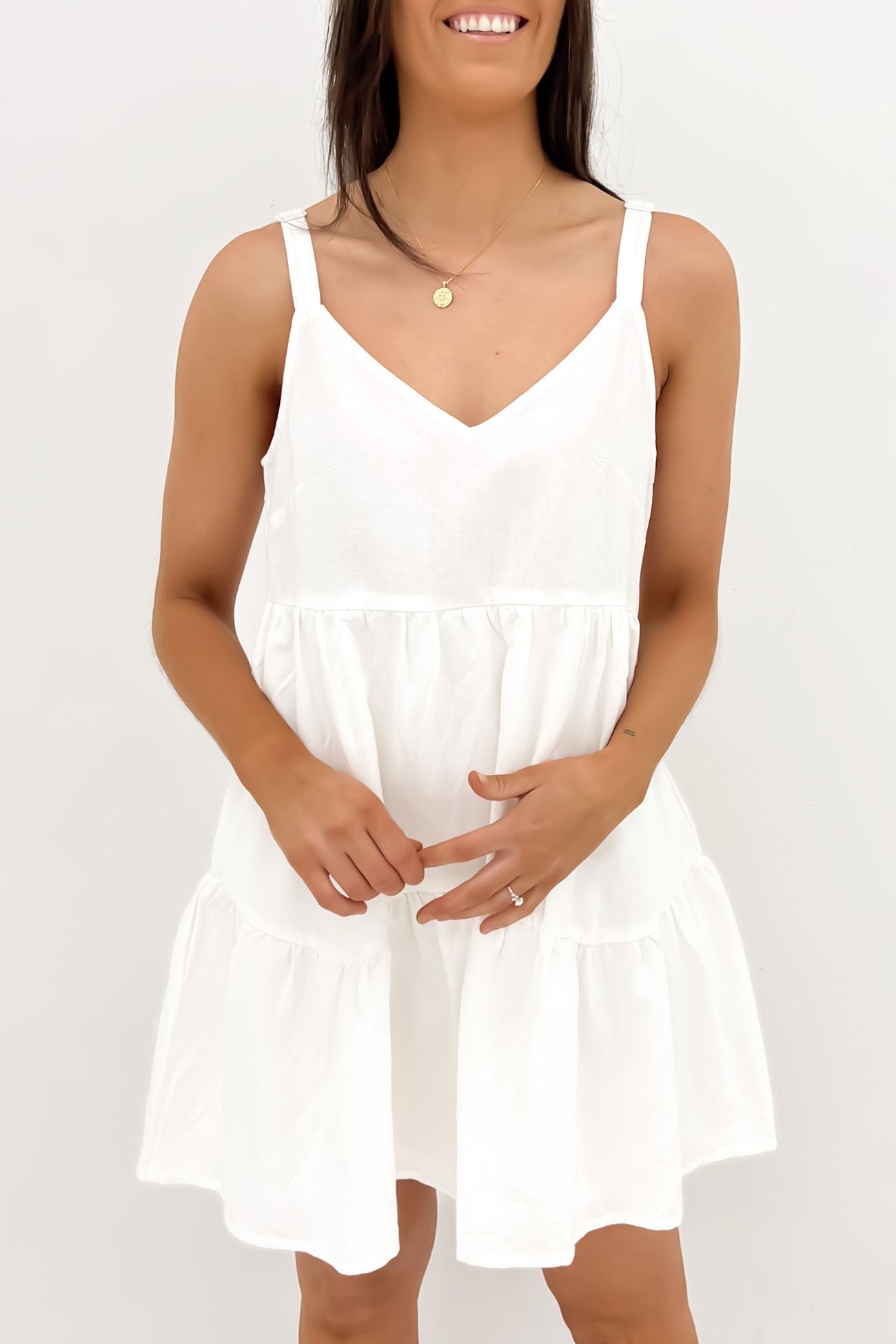 Dayla Mini Dress White