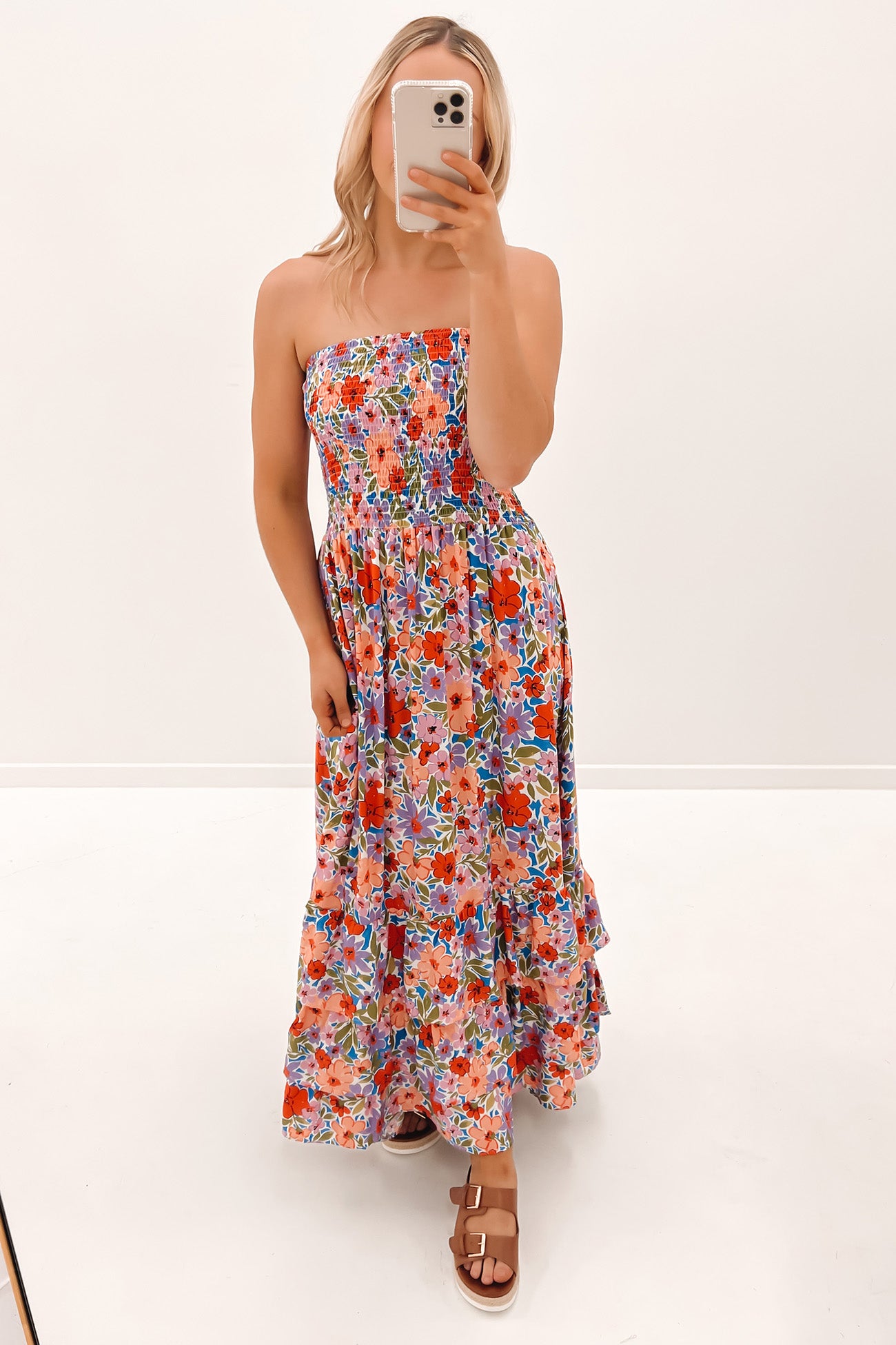 Dazie Maxi Dress Lilac Floral