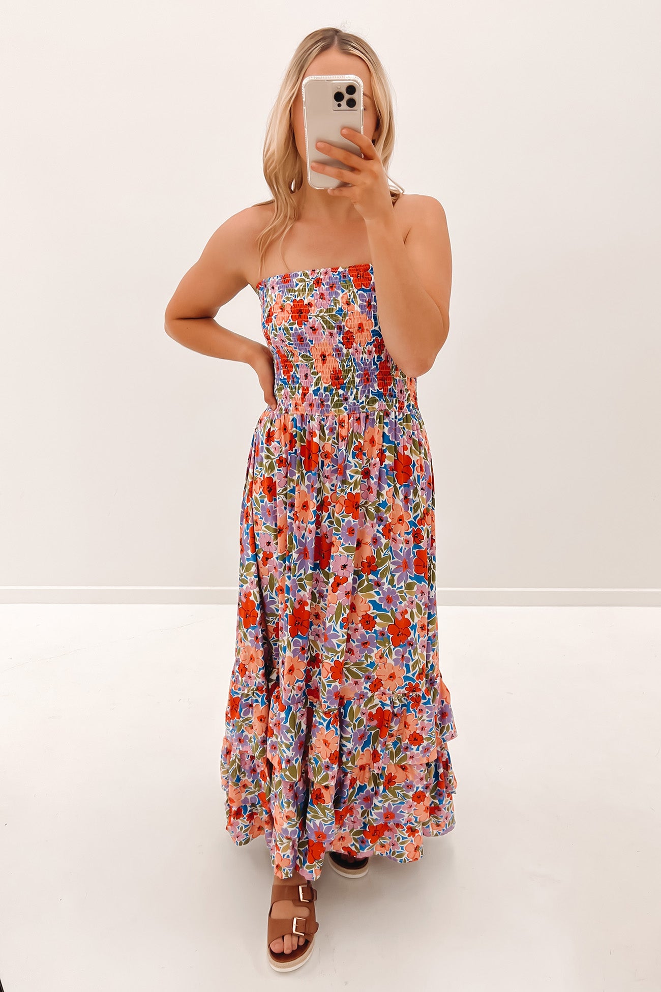 Dazie Maxi Dress Lilac Floral