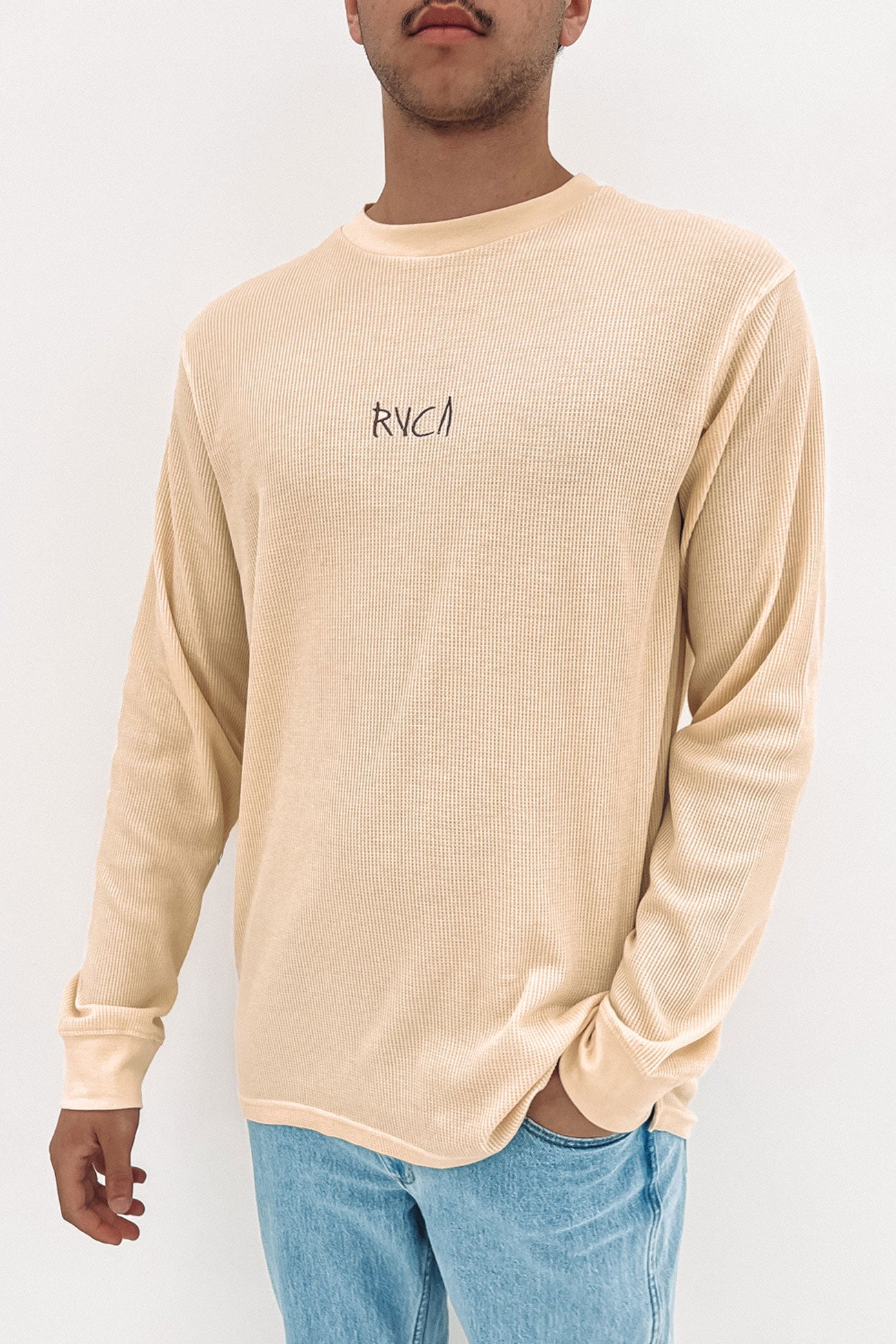 Decker Waffle Long Sleeve Bleached